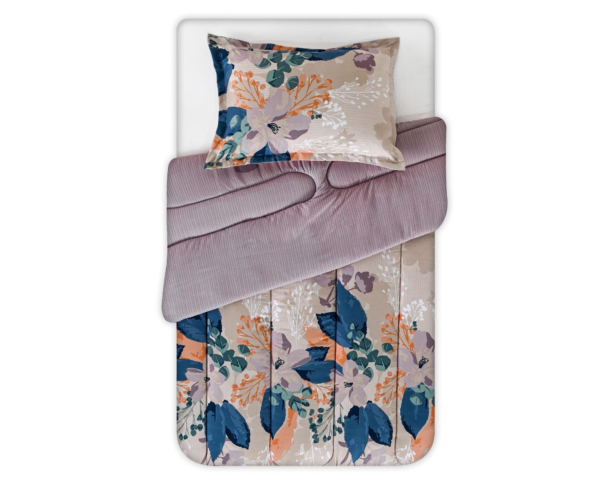 Plumón Hibiscus diseño 1.5 plazas-3