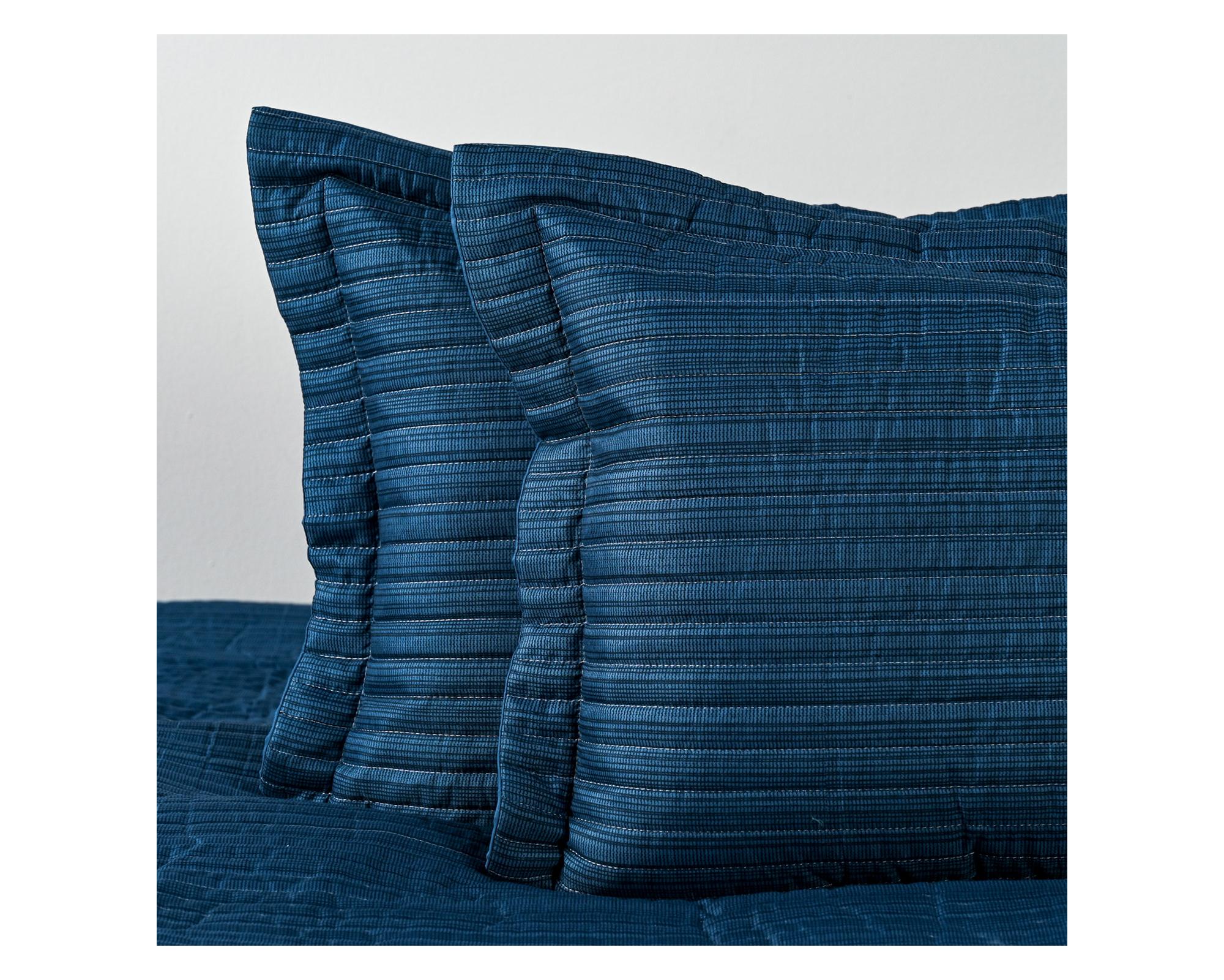 Quilt Trama azul 2 plazas-2