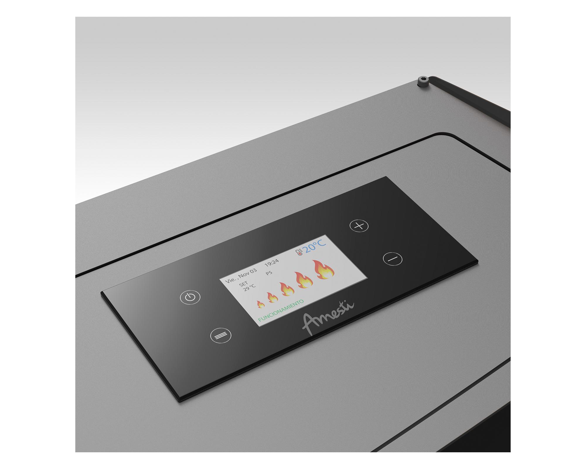 Estufa a pellets Slim 9000 9.4 kW negro-2