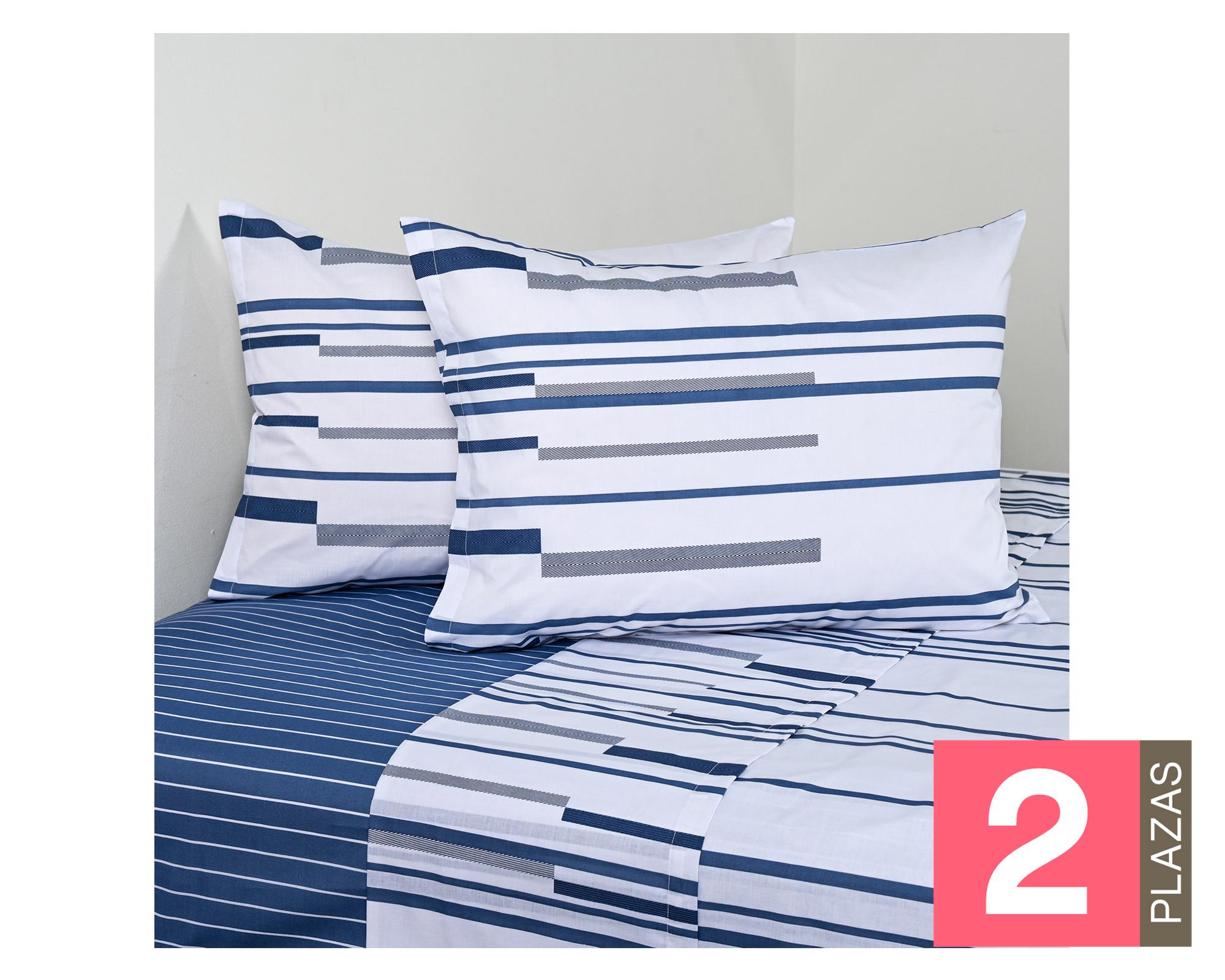 Juego de sábanas 2 plazas 144H Marine diseño-0