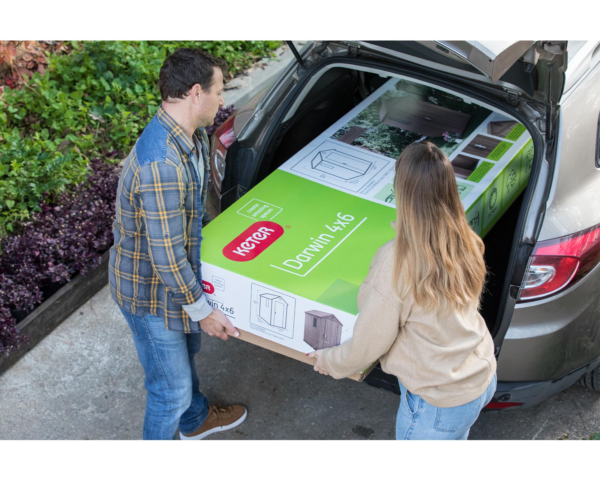 Bodega jardín 4x4 Darwin 205x125.8x116.7 cm-5