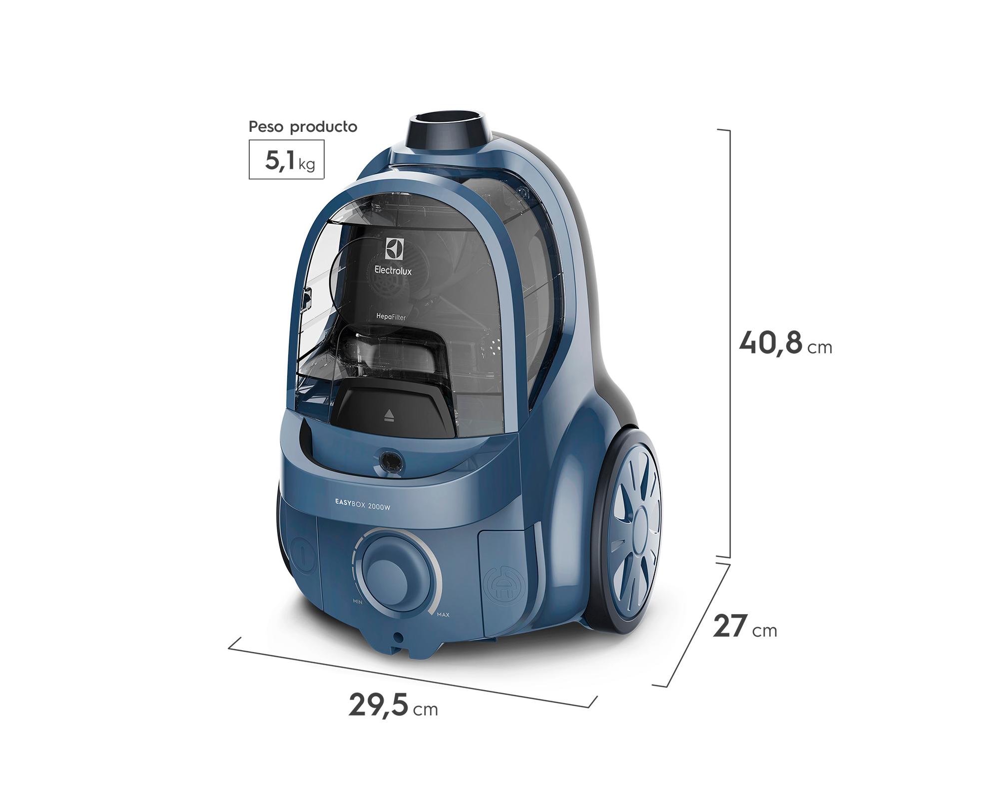 Aspiradora de arrastre Easybox BGL40 azul 2000W-6