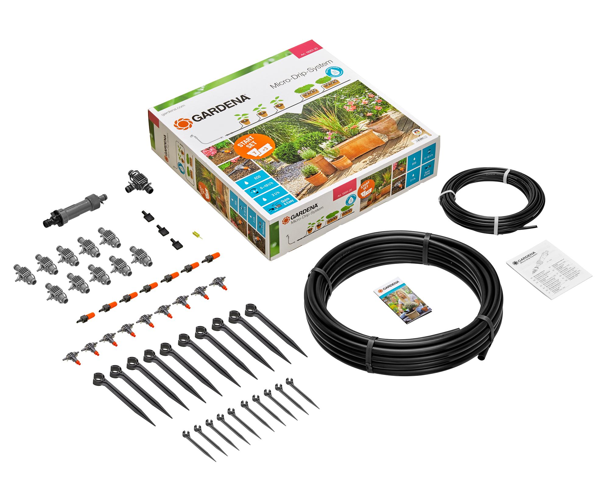 Set de riego para Macetas M gris 43 cm-0