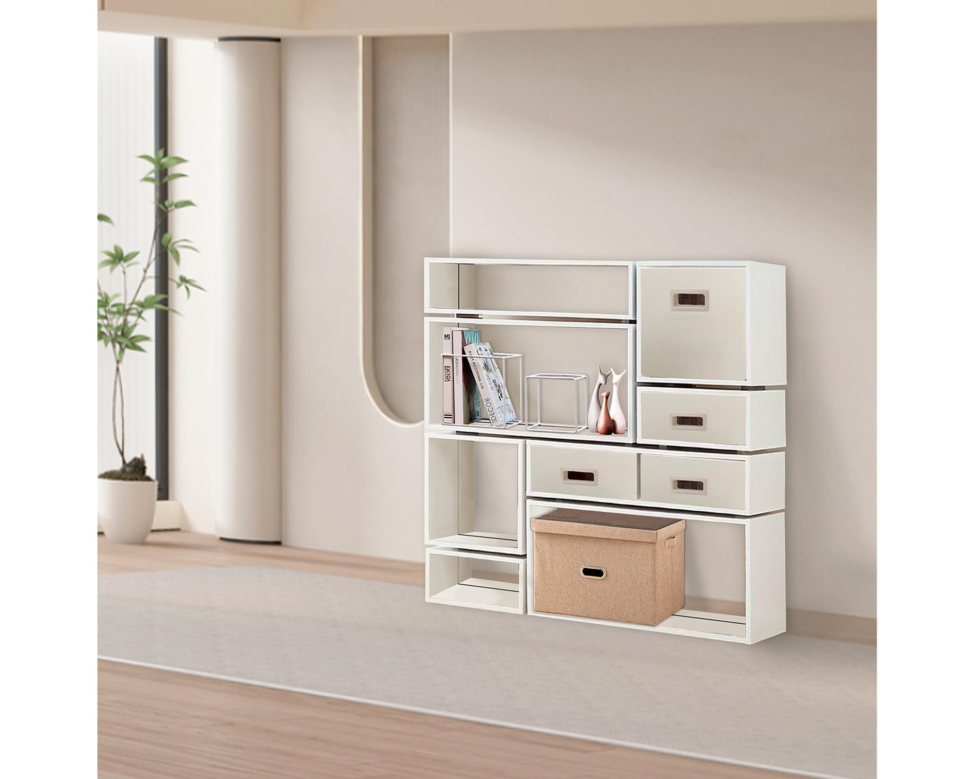 Estante modular Alto simple blanco 34.5x34.5x30.2 cm-4