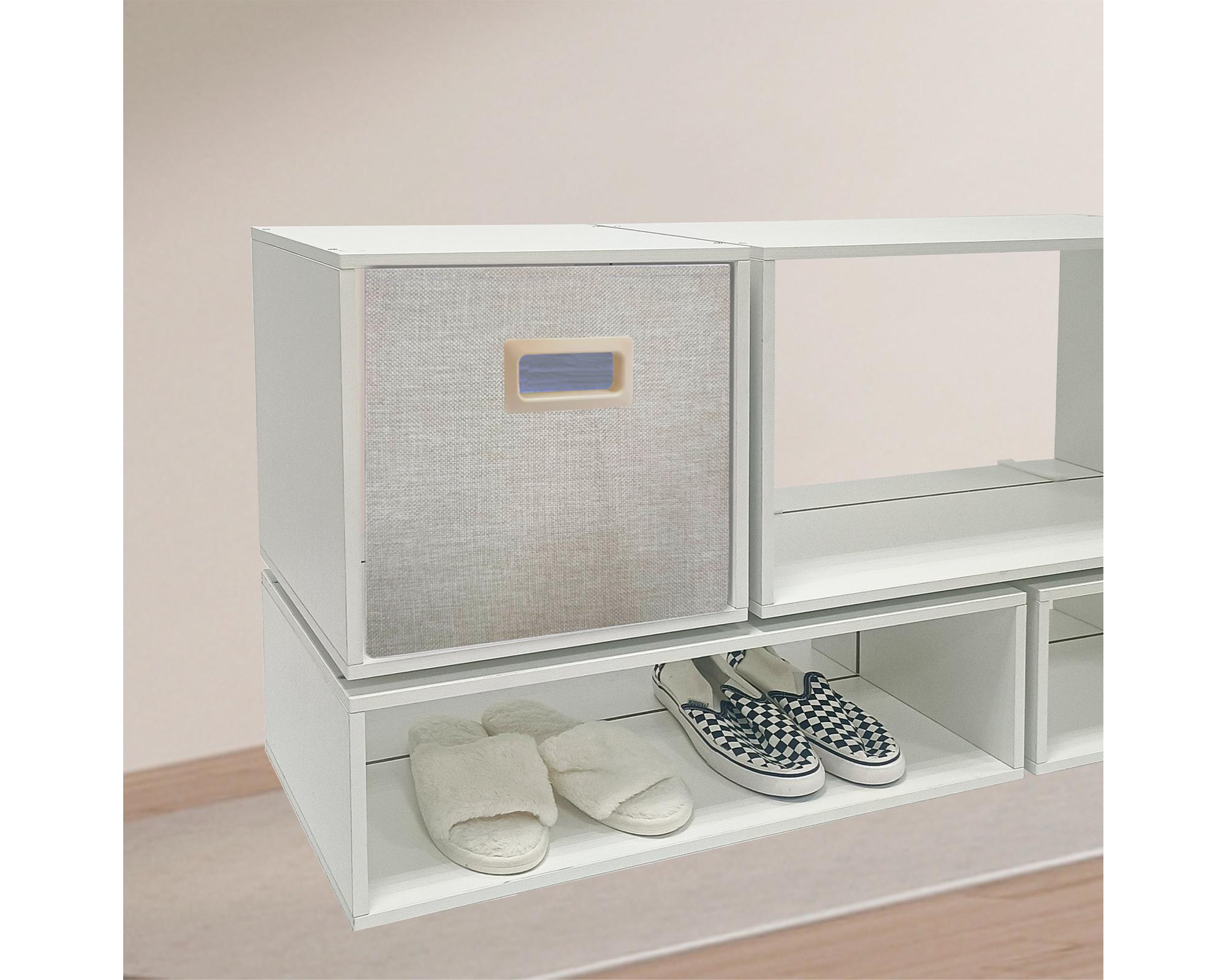 Estante modular Alto simple blanco 34.5x34.5x30.2 cm-2