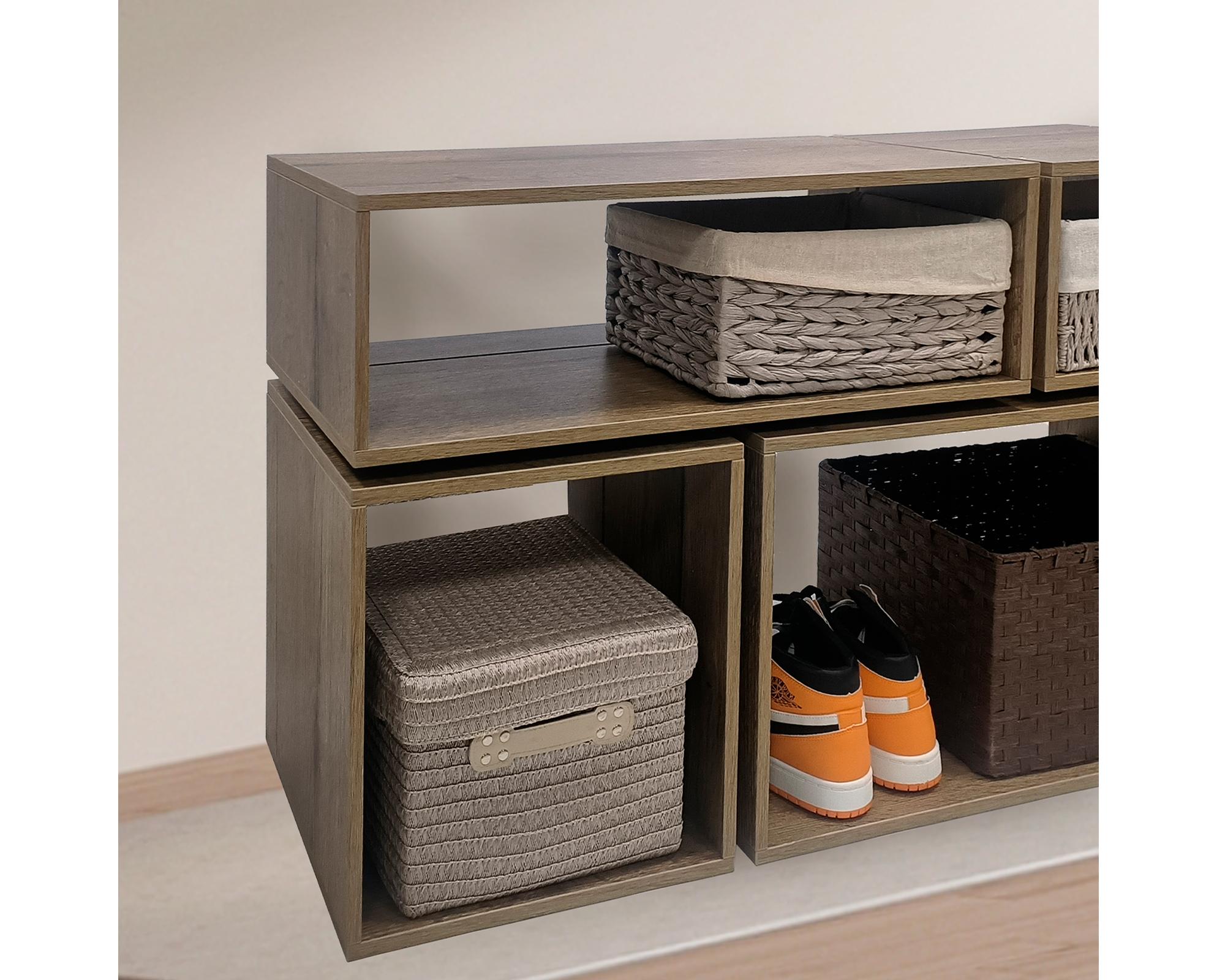 Estante modular Alto simple natural 34.5x34.5x30.2 cm-2