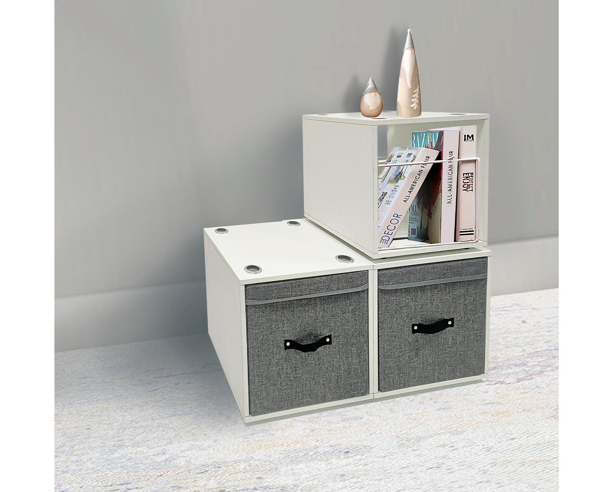 Cubo Modular blanco 33.4x33.4x32.2 cm-3
