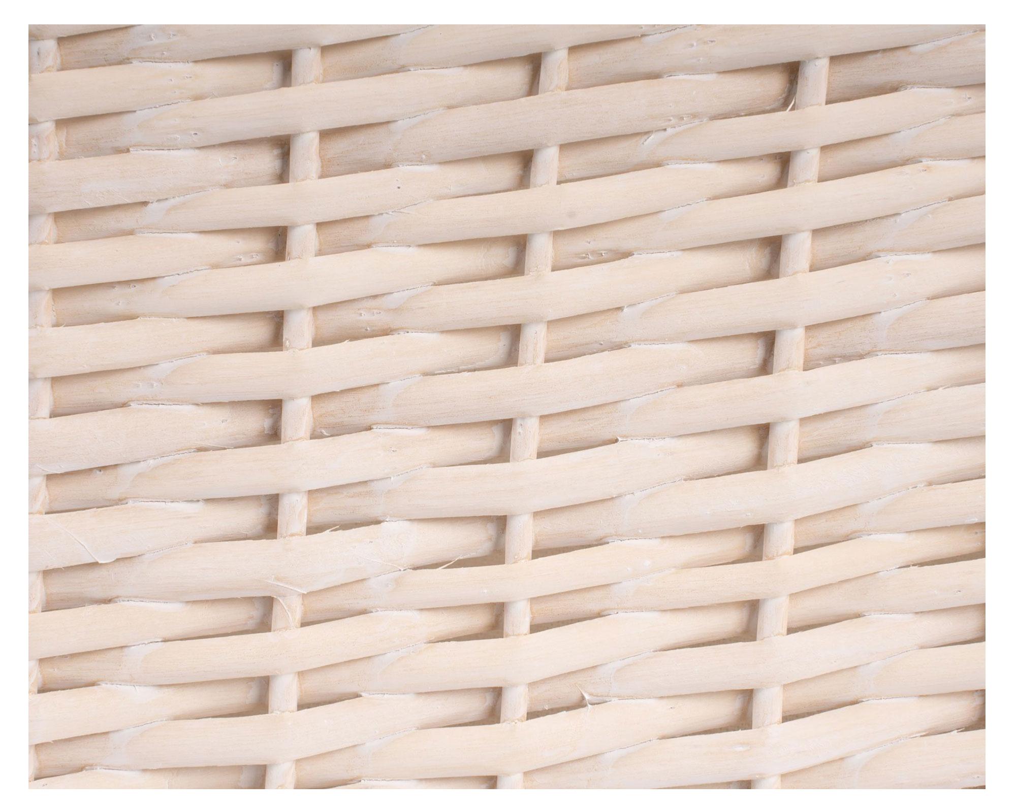 Canasto mimbre/tela 10 lt blanco 30x30x15 cm-2
