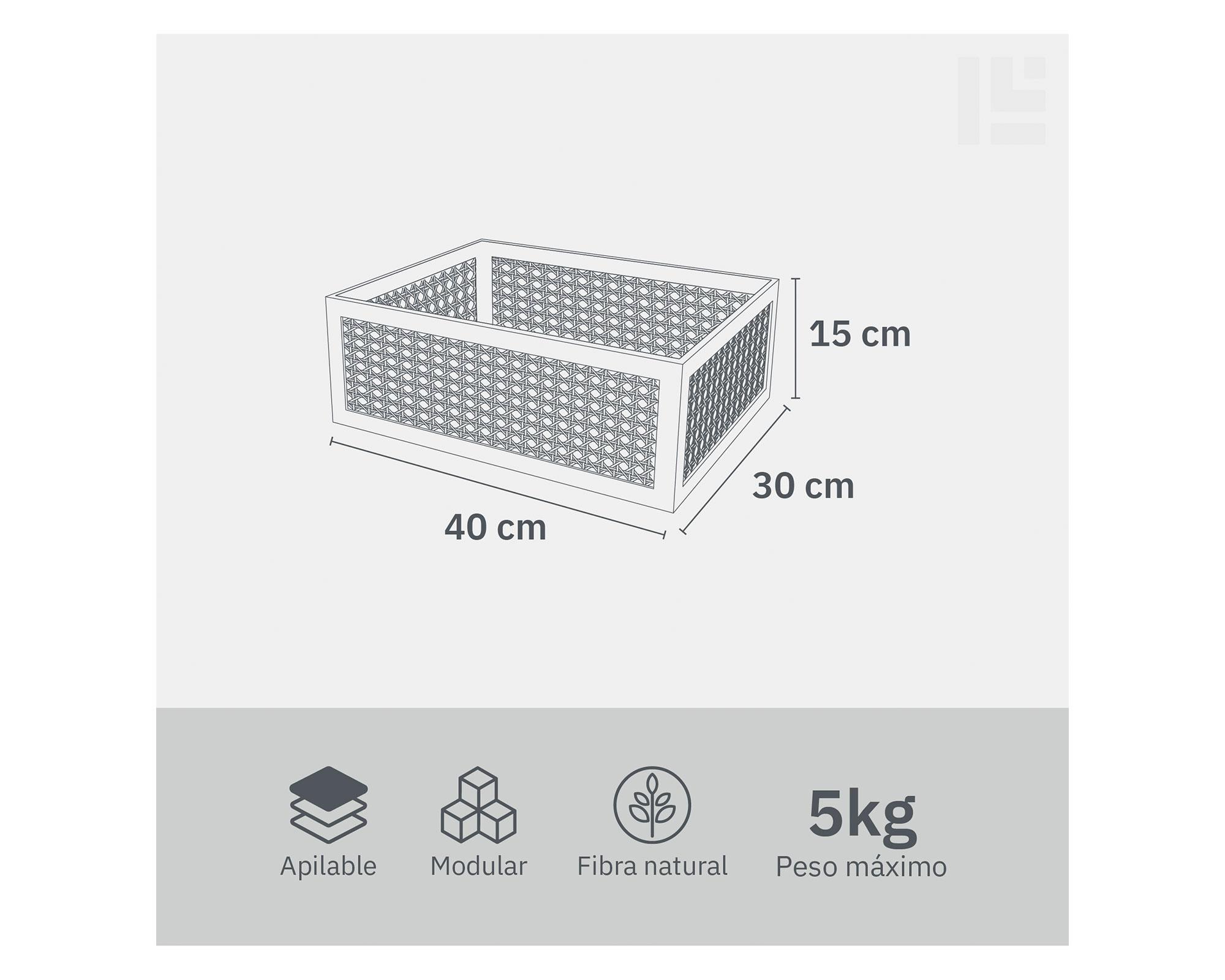 Canasto alto 15x40x30 cm-4