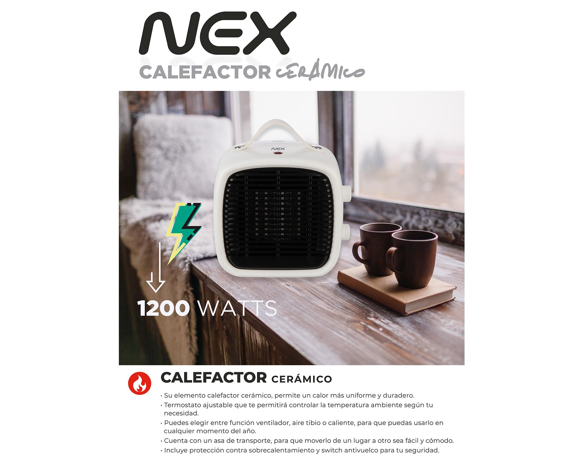 Calefactor CFH170B 1200W blanco-3