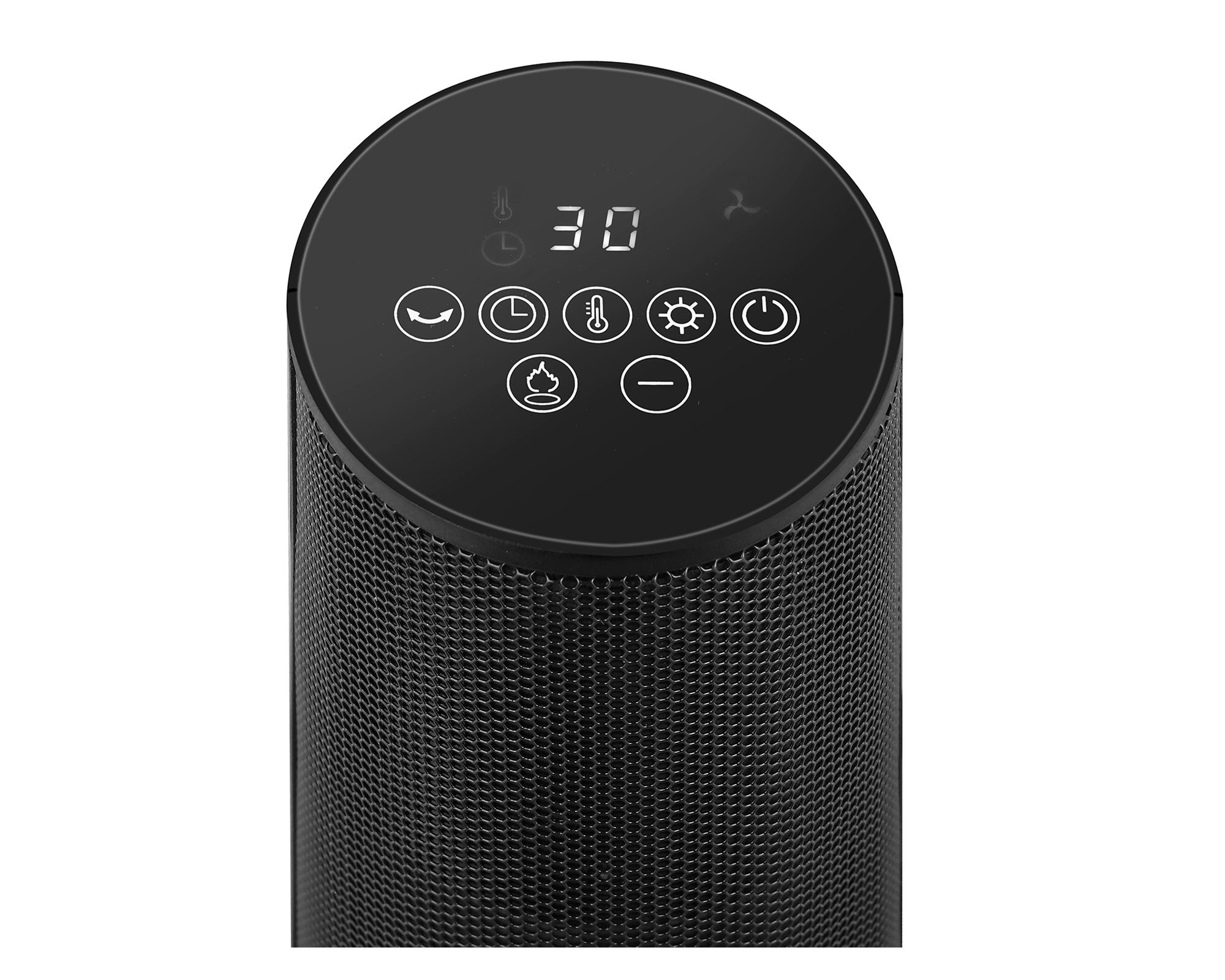 Estufa torre sin fuego THFSK21 2000W negro-4