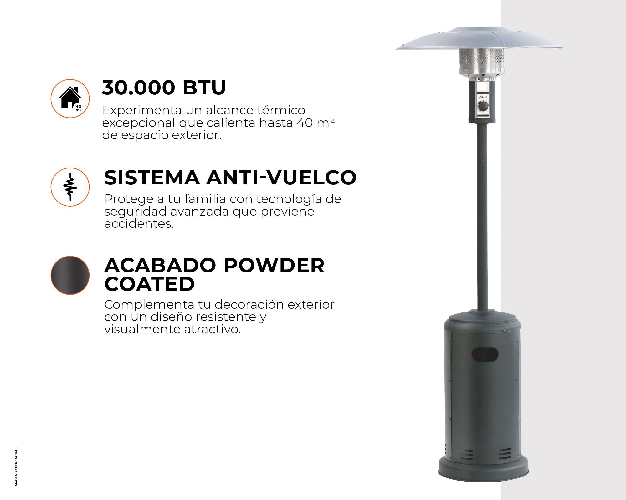 Patio Heater Powder Coated PHPCOI23 11 kg-7