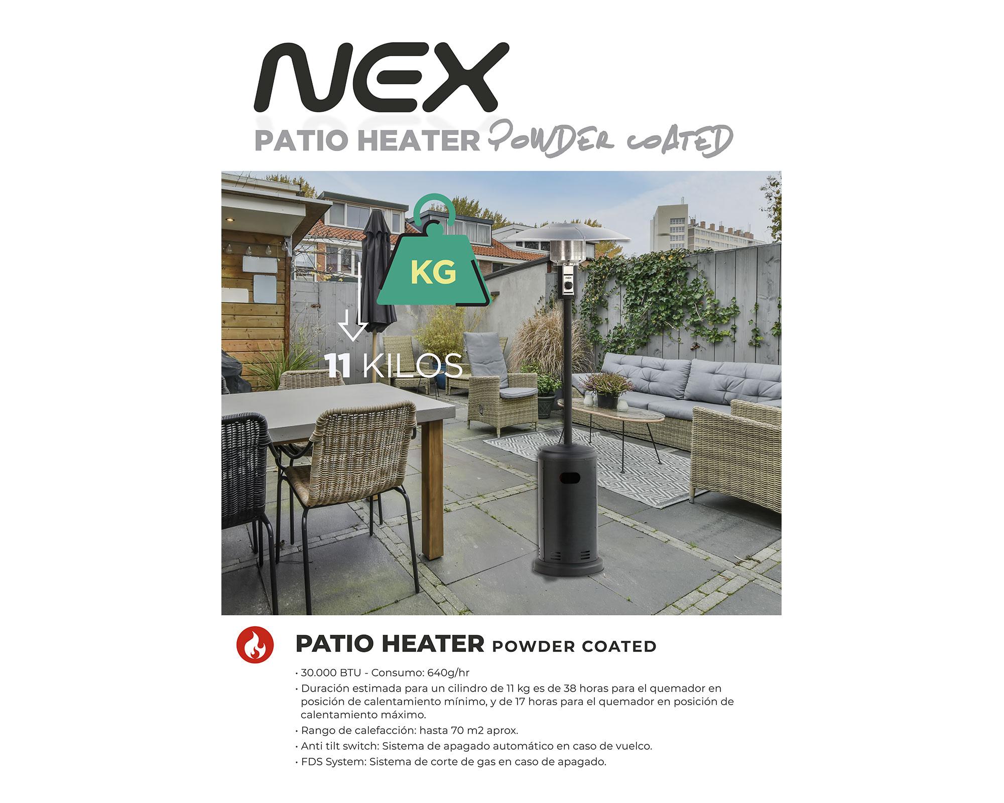 Patio Heater Powder Coated PHPCOI23 11 kg-9