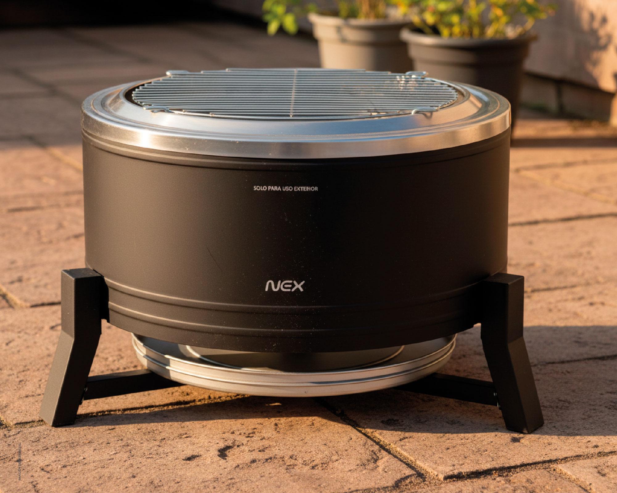 Fire Pit a pellet CPFRPIT 8.0Kw negro-4