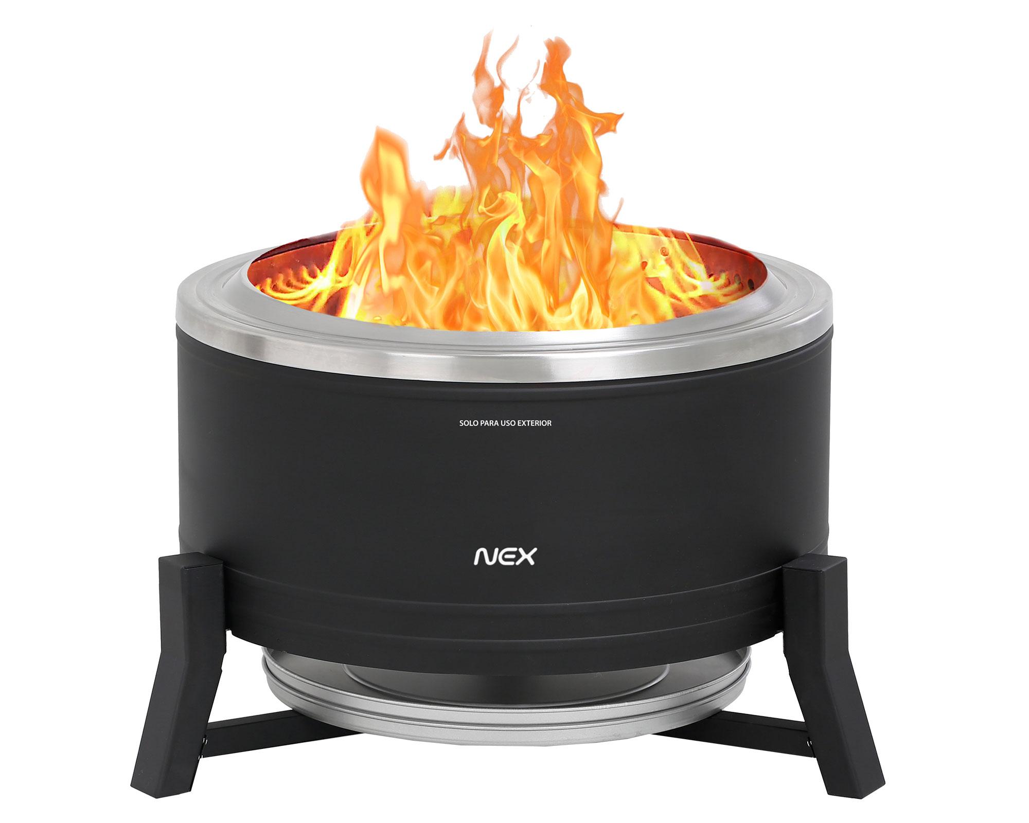 Fire Pit a pellet CPFRPIT 8.0Kw negro-3