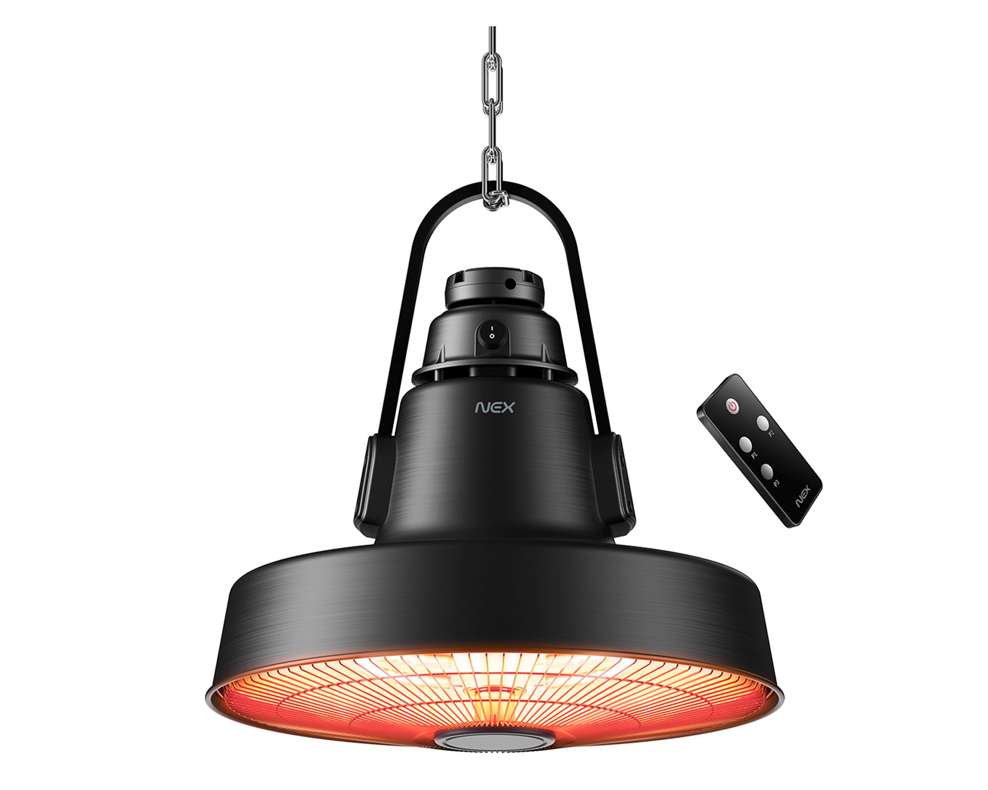 Patio Heater colgar PHHINDUS 1500W negro-2