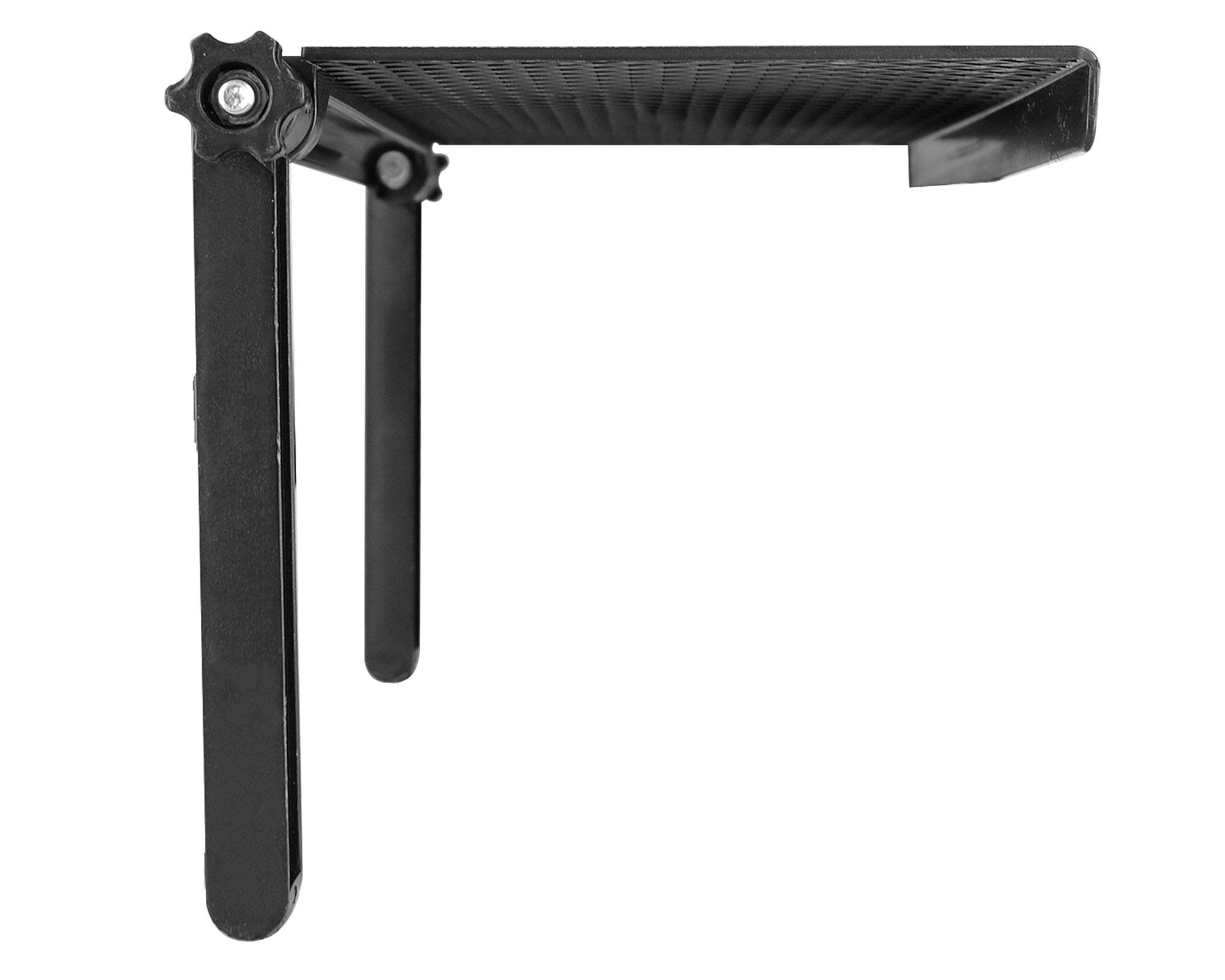 Soporte repisa sobre pantallas negro-3