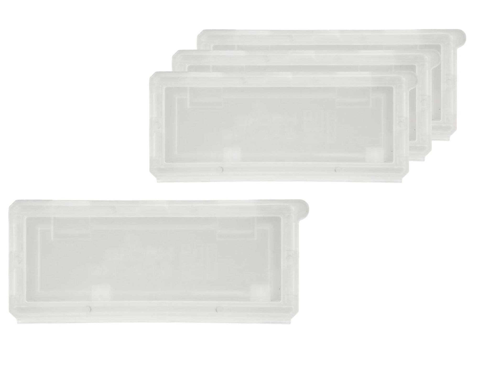 Pack 4 marcadores clip transparentes-0