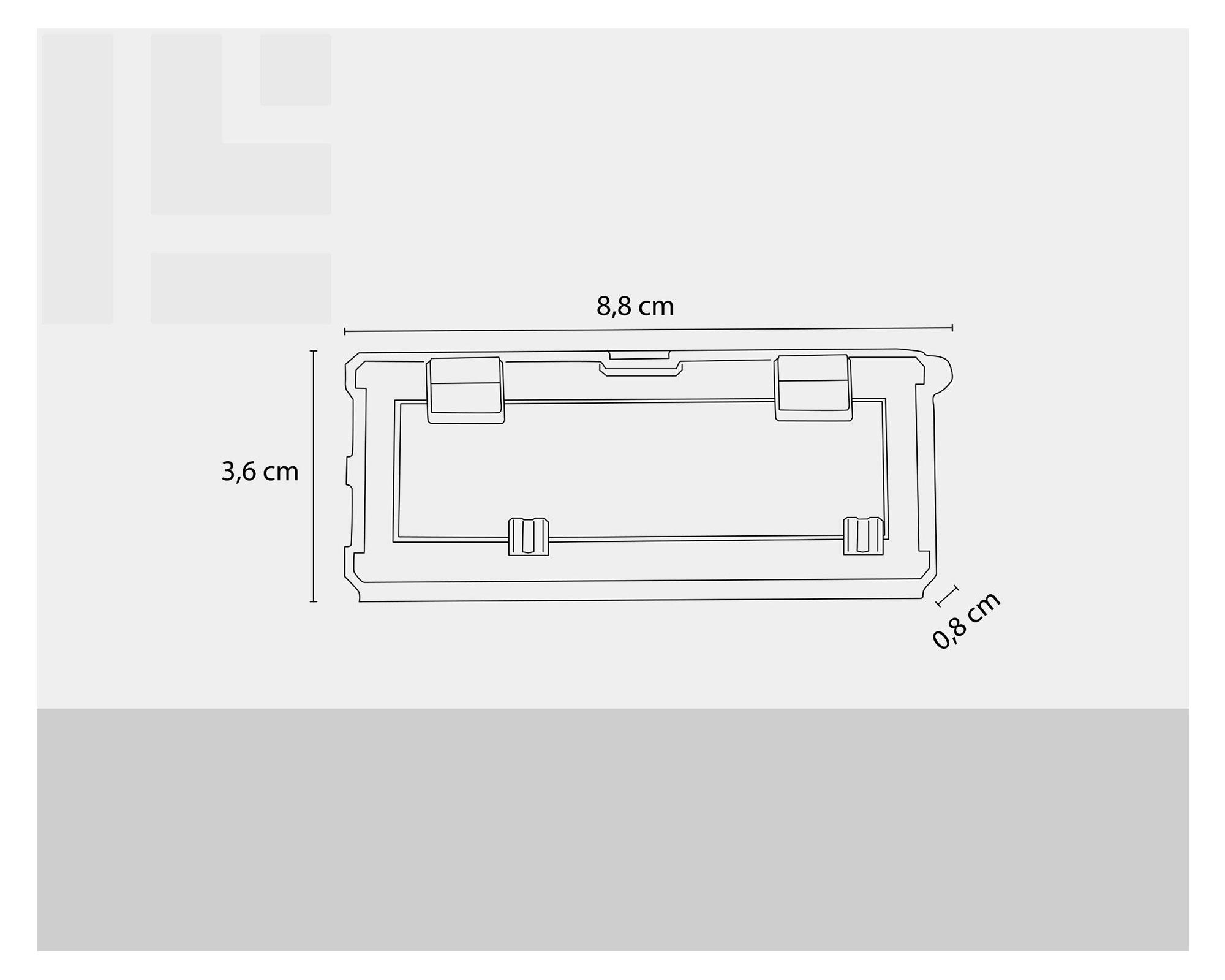 Pack 4 marcadores clip transparentes-5