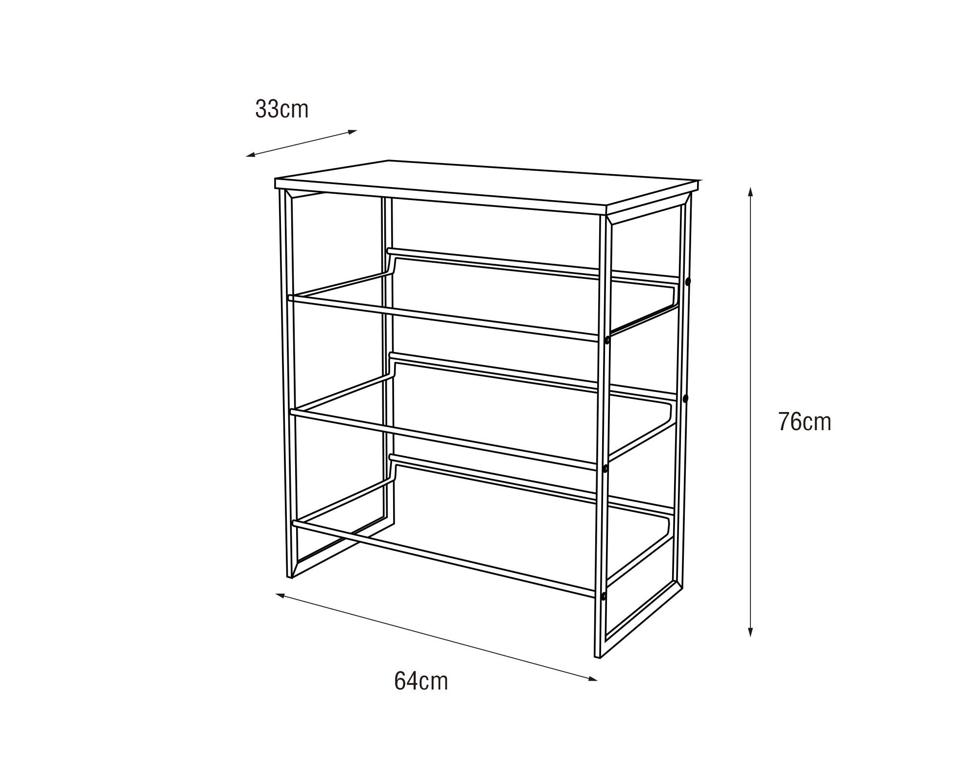 Zapatero 4 niveles malla blanco 76x64x33 cm-6