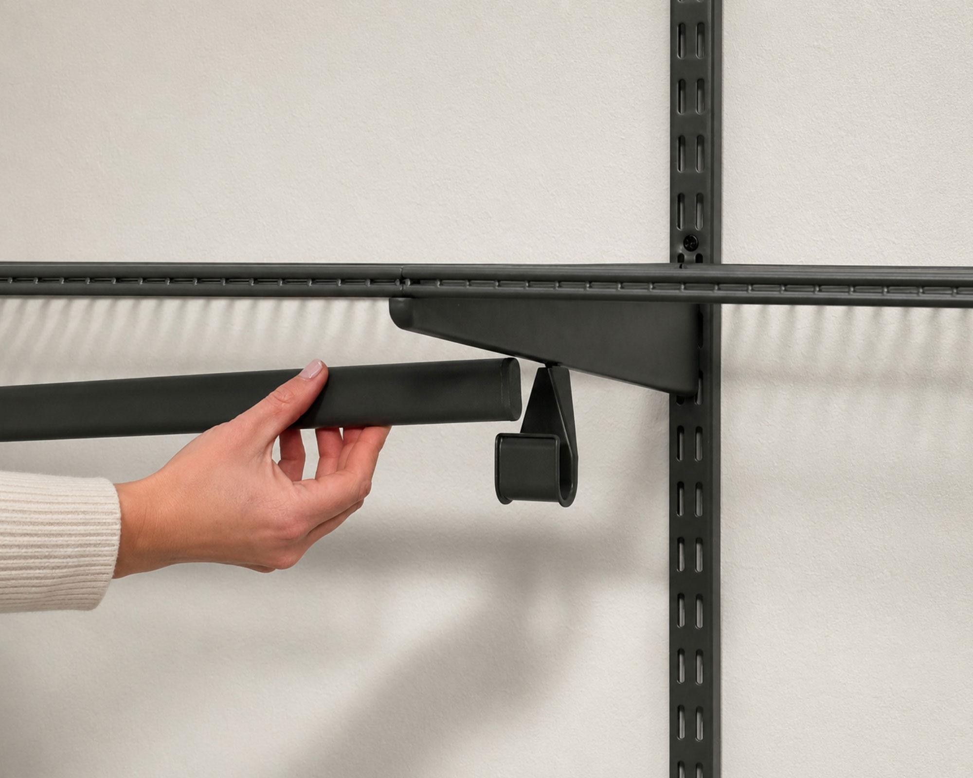 Barra clóset metal 2 ganchos para módulo 90 cm grafito-4