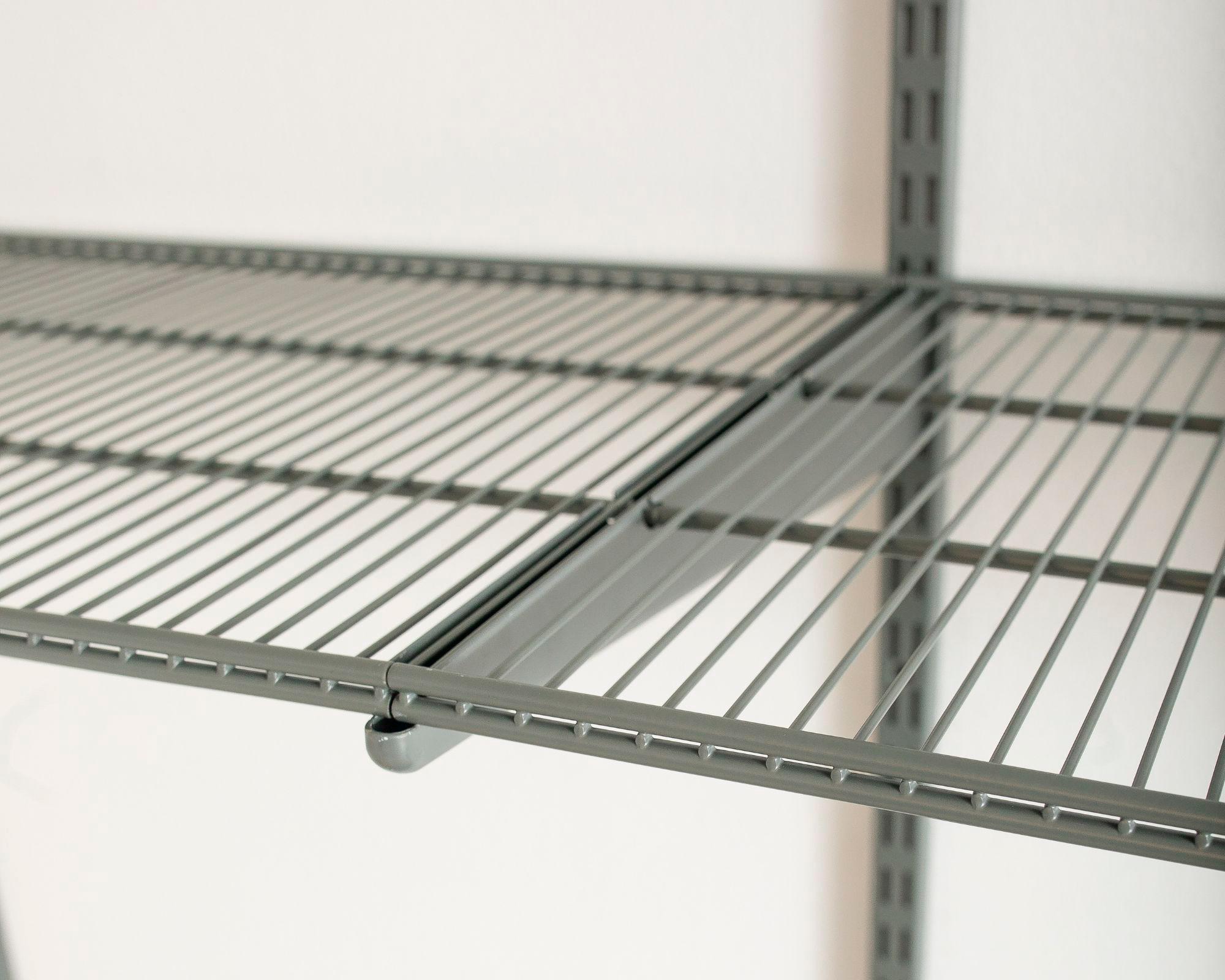 Repisa metálica ventilada 90 cm grafito-4