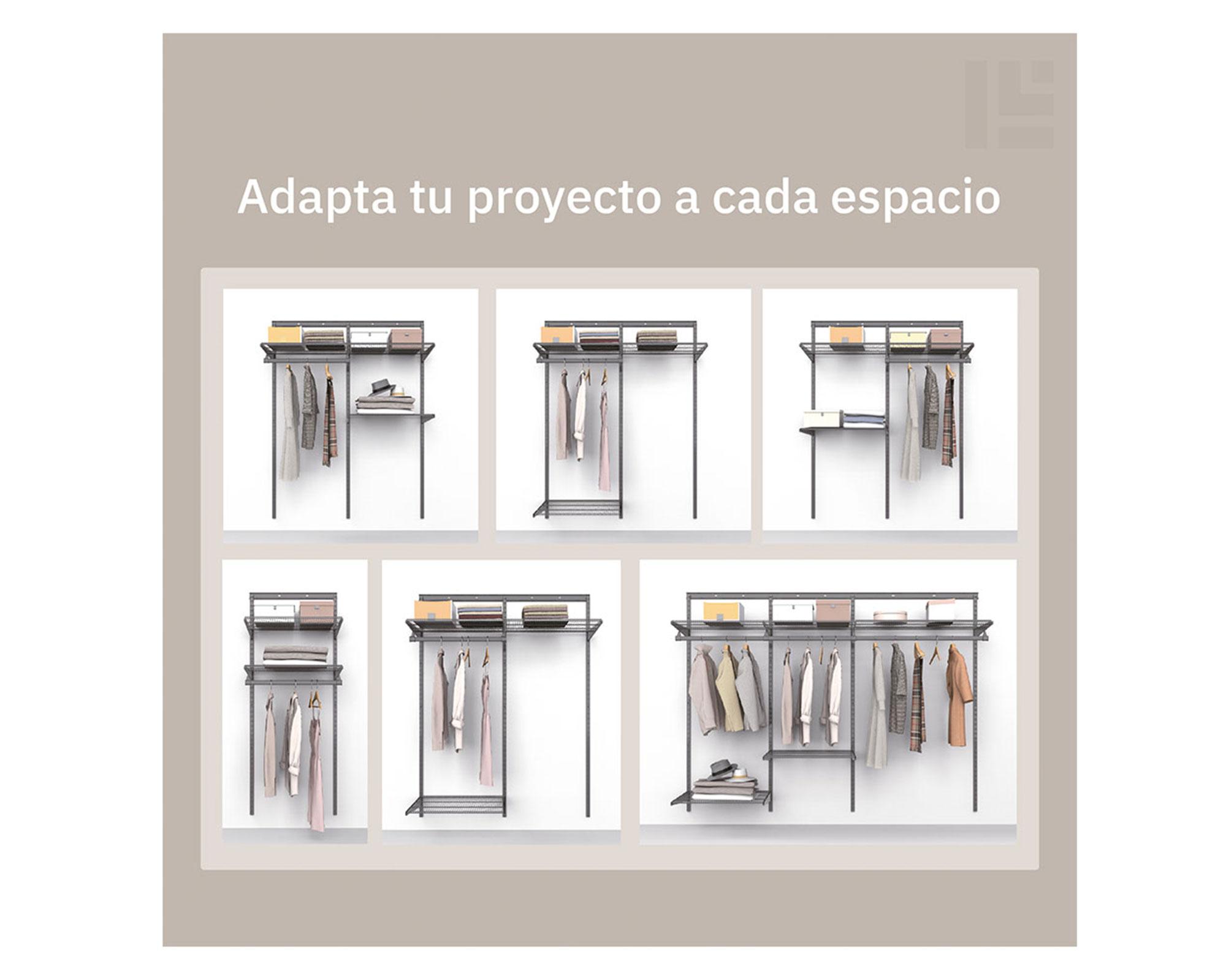 Kit sistema modular Simple grafito-2