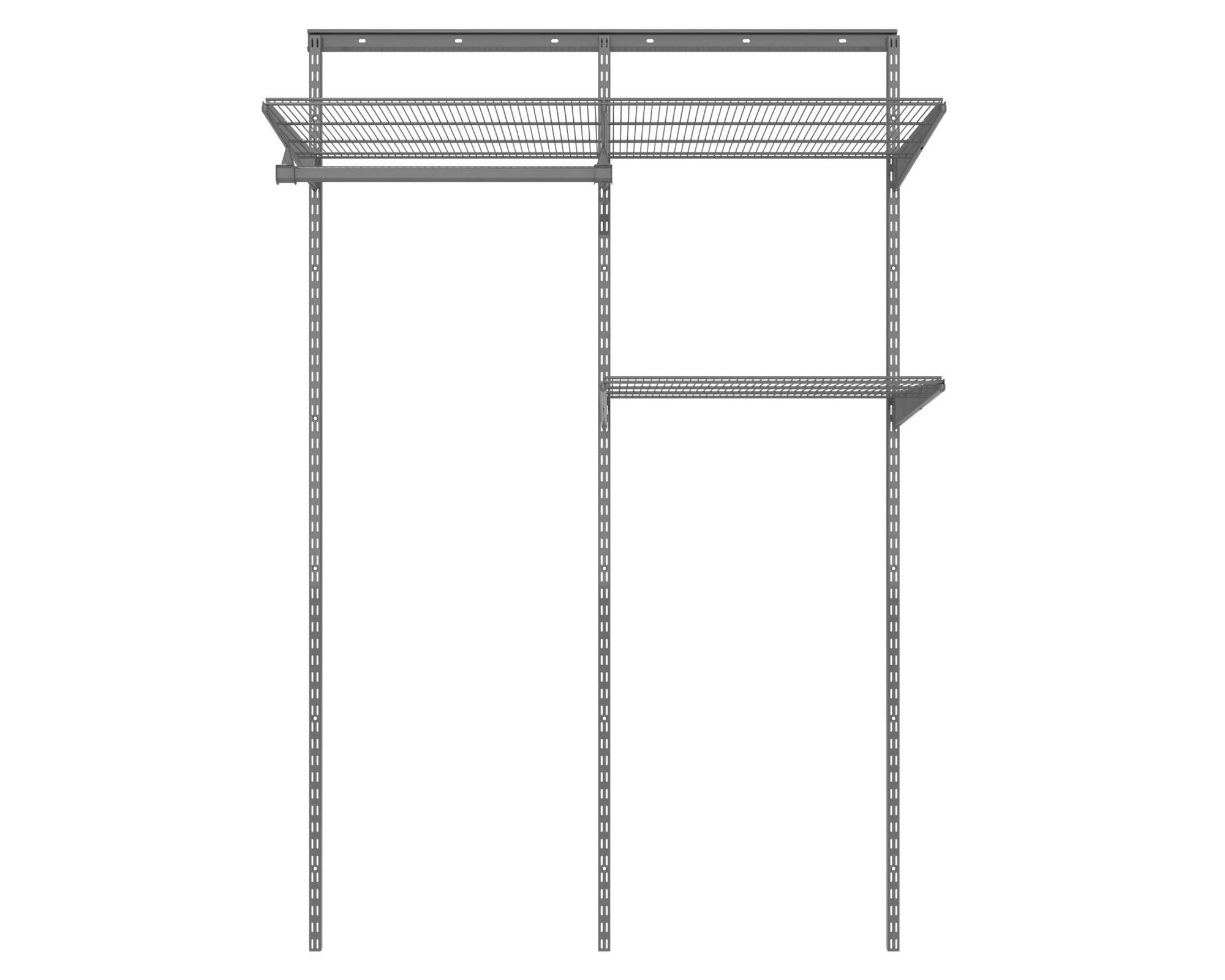Kit sistema modular metálico doble grafito-0