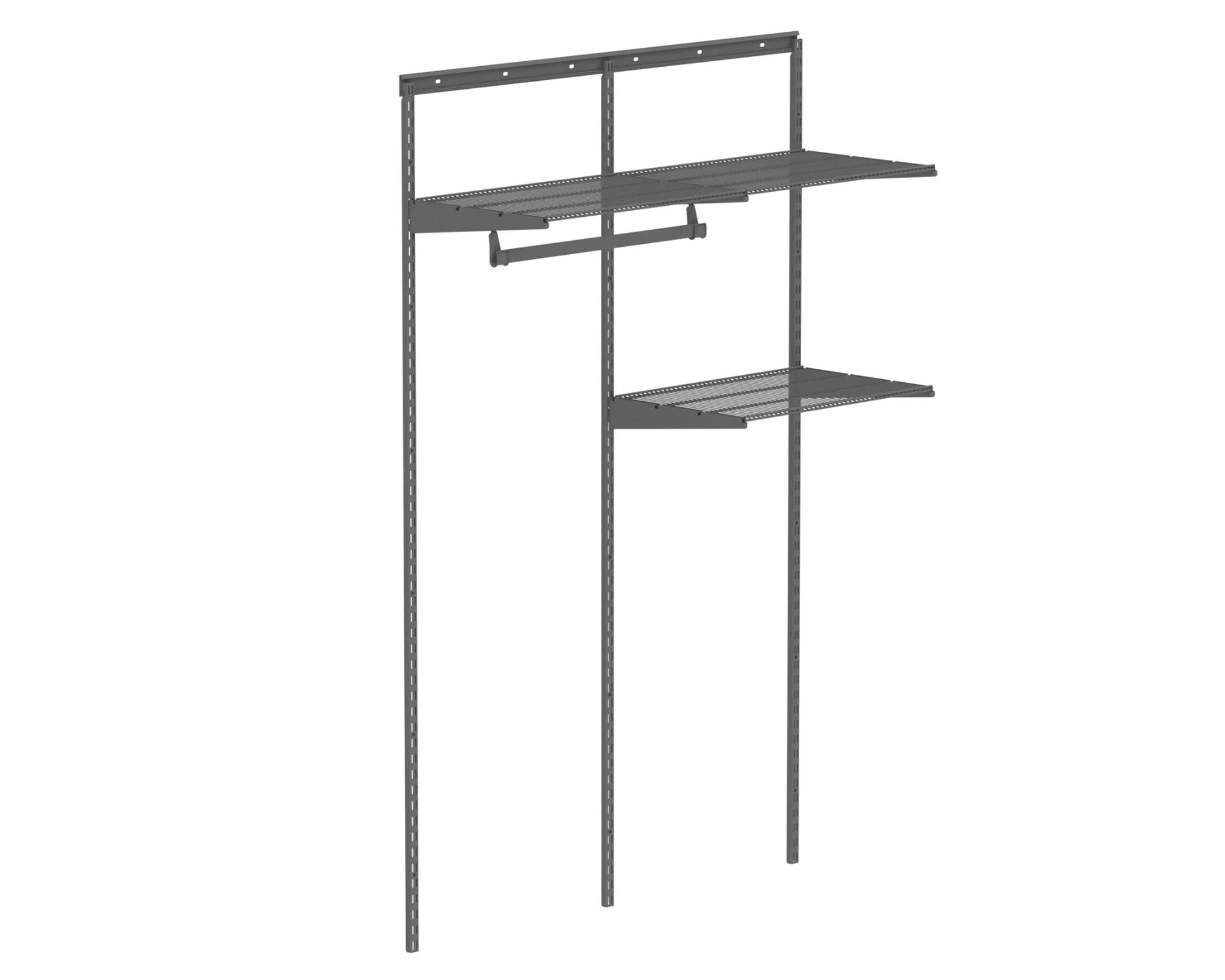 Kit sistema modular metálico doble grafito-1