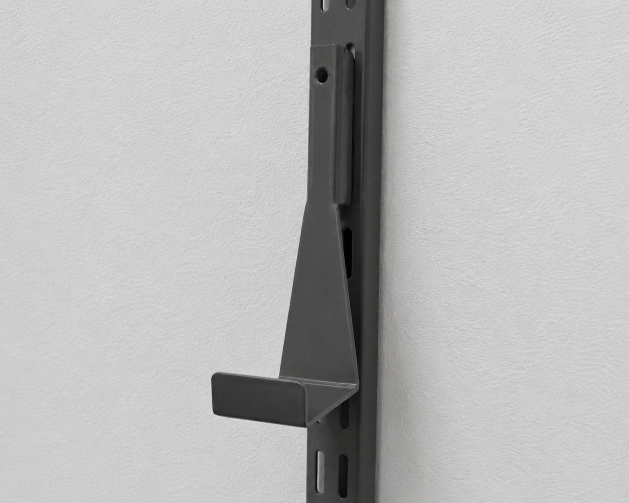 Soporte riel metálico para puerta grafito-4