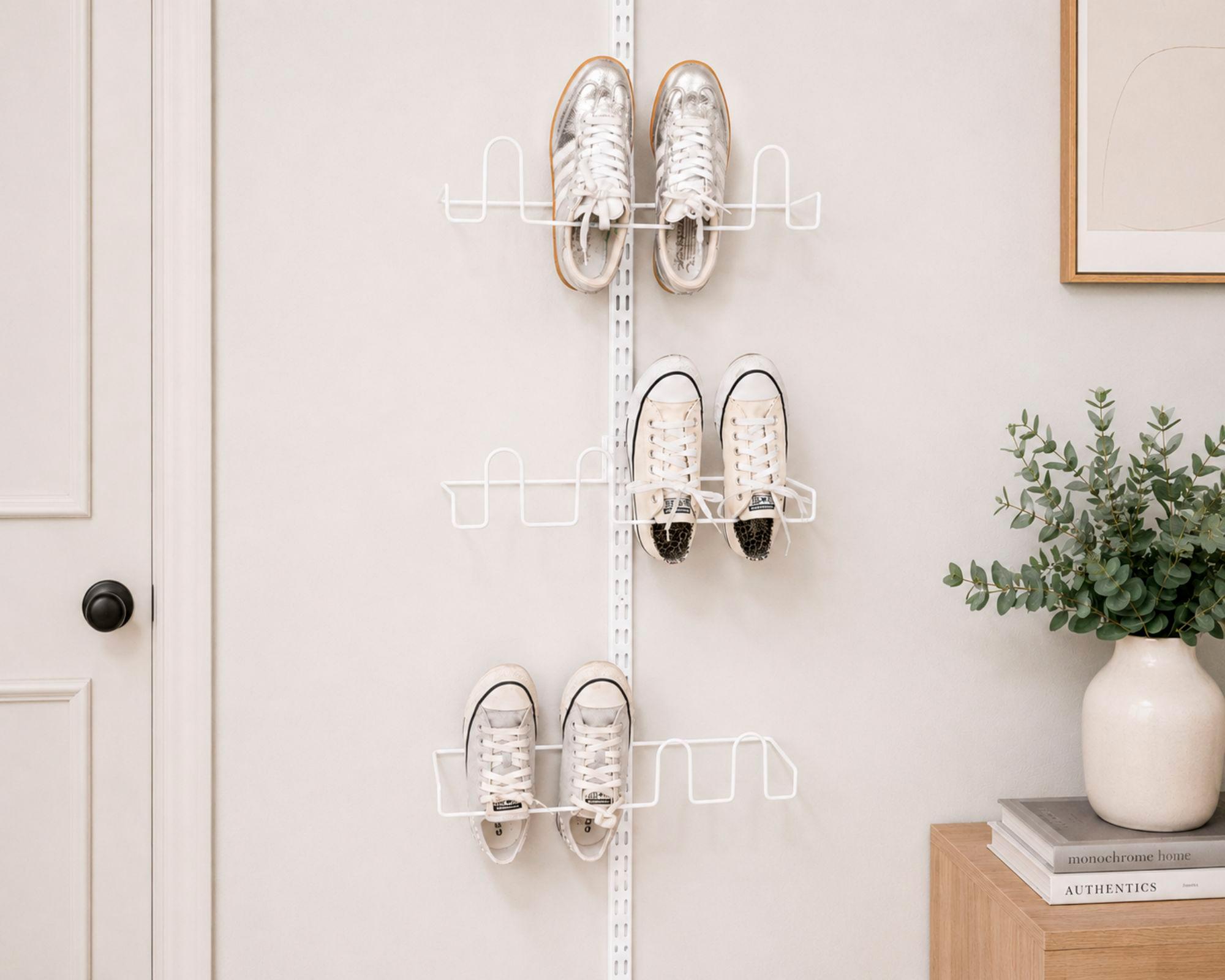 Organizador zapatos riel blanco-4