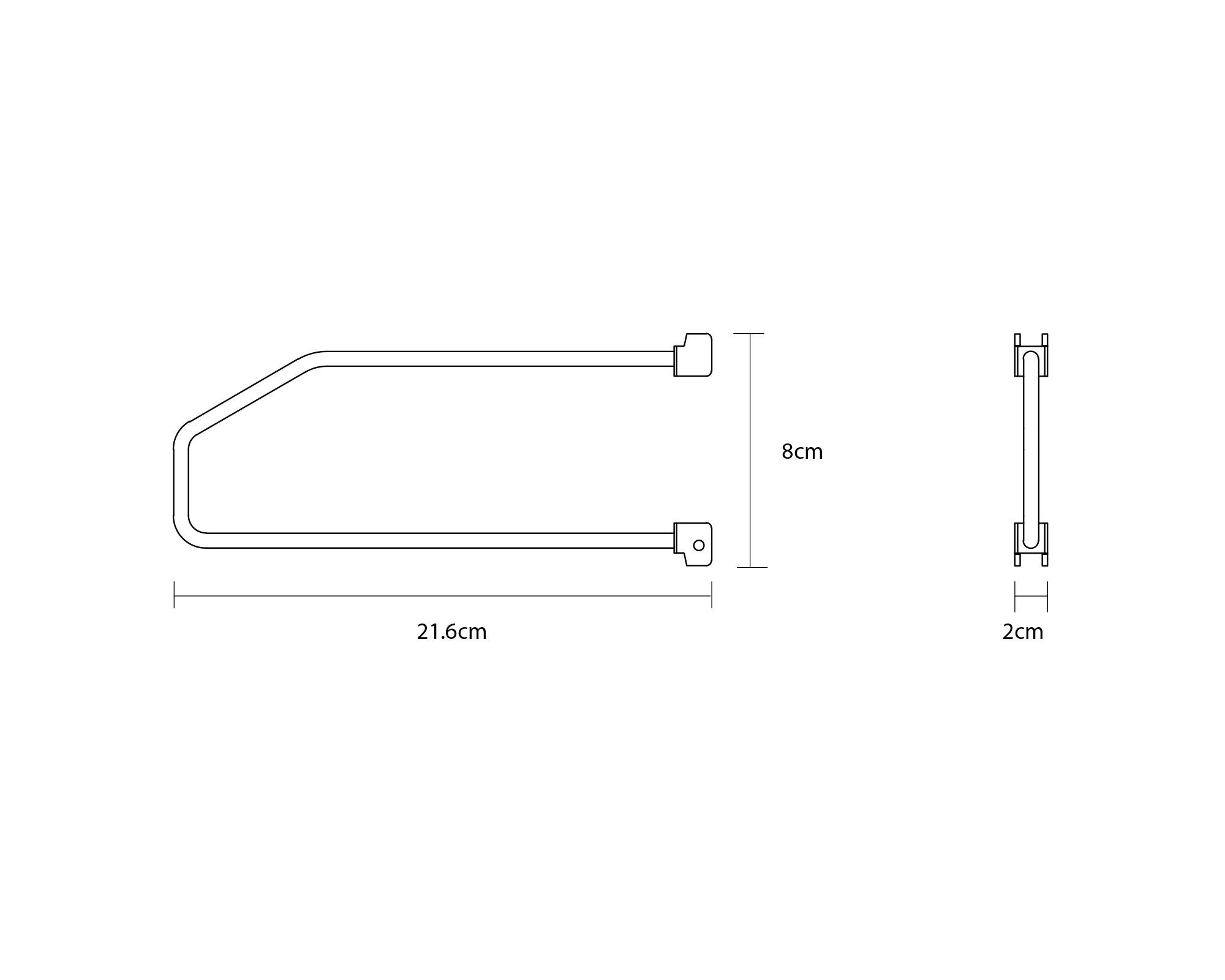 Tope repisa ensamble blanco 2 unidades-2