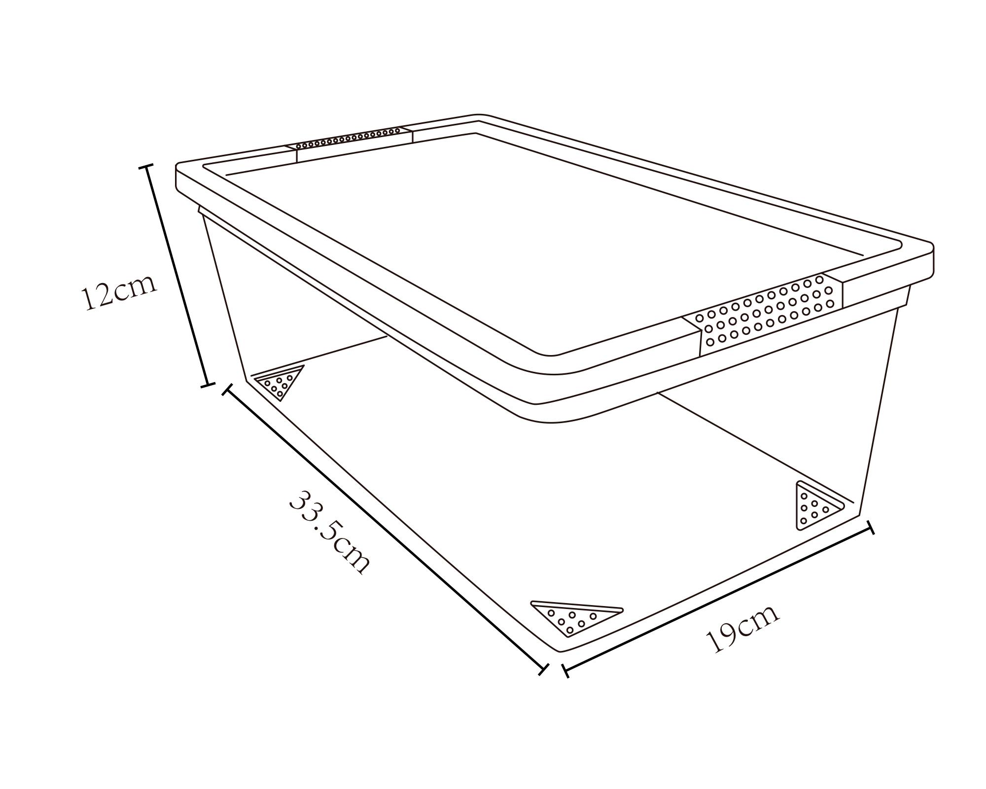 Caja organizadora plástico 6 lt-2