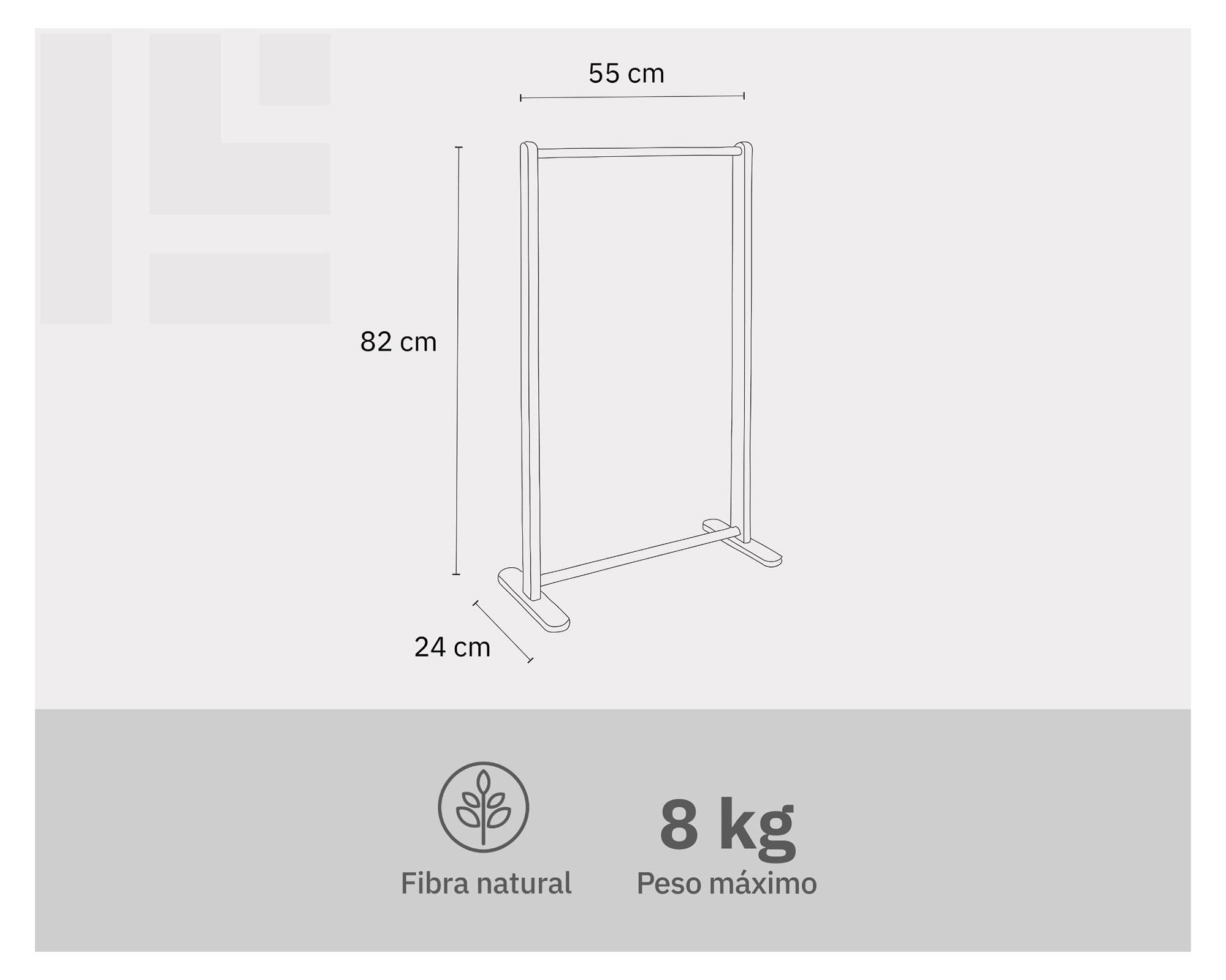 Clóset infantil simple natural 55x24x82 cm-6
