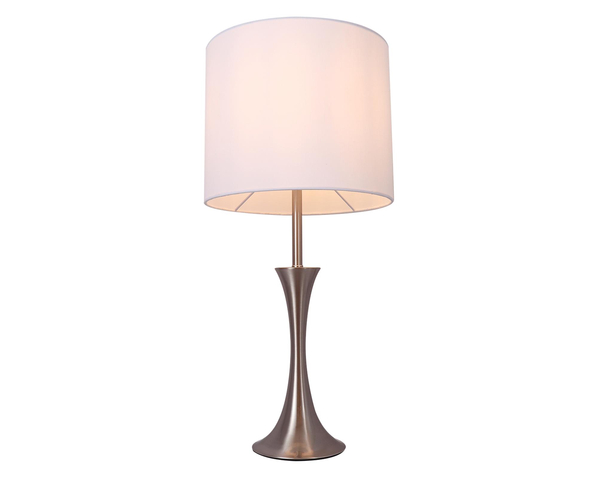Lámpara mesa E27 1L Sieve plateado-0