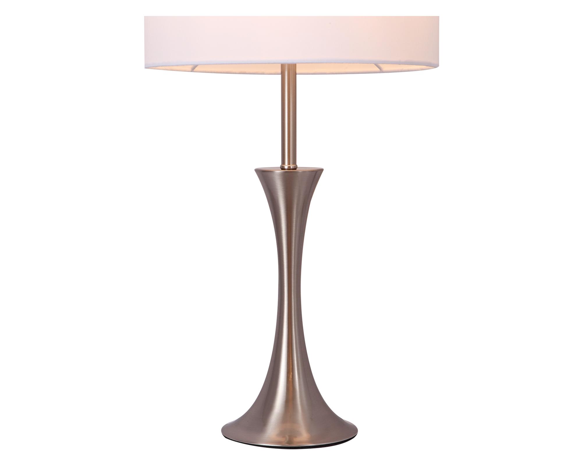 Lámpara mesa E27 1L Sieve plateado-2