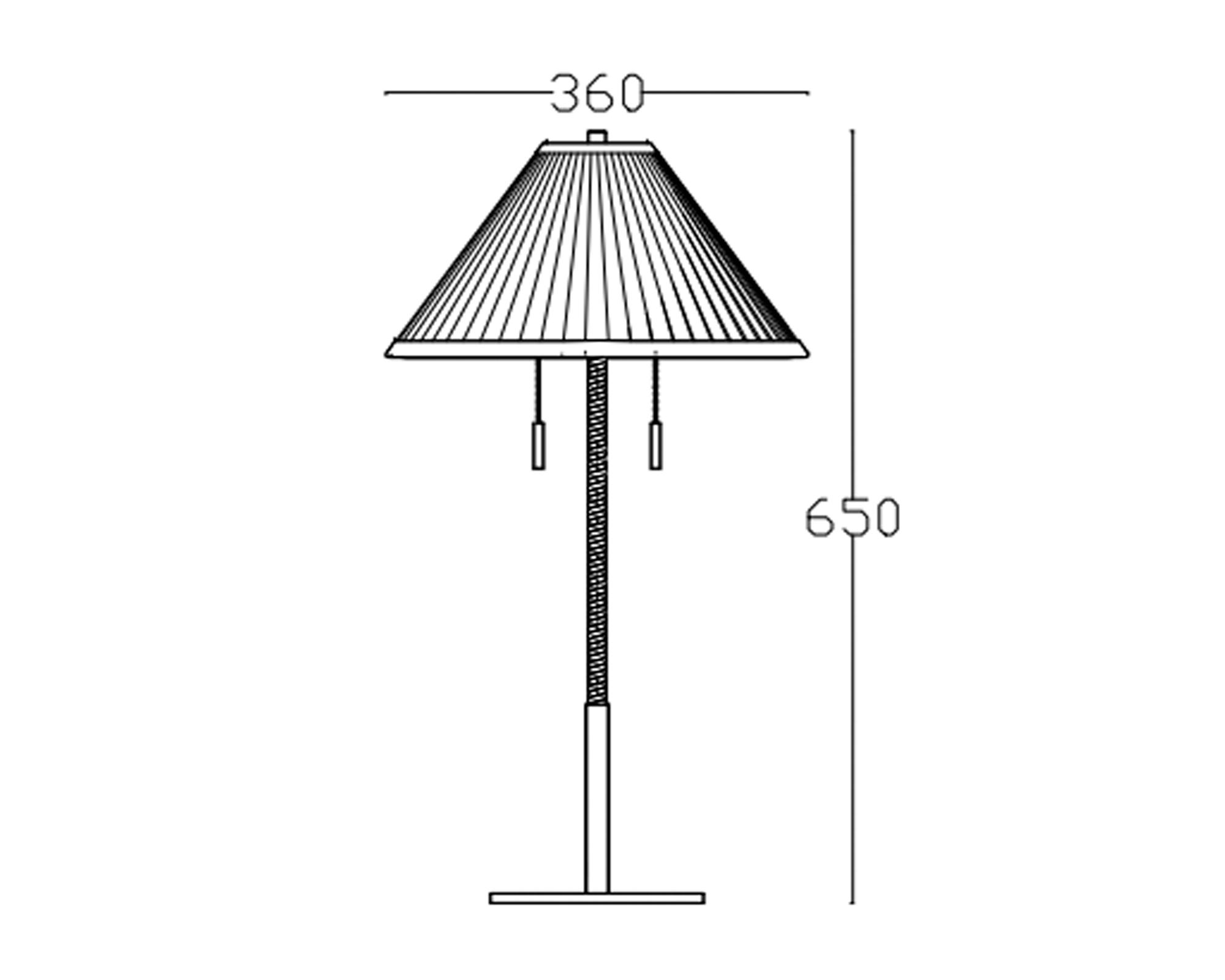 Lámpara mesa E27 1L Adda-3