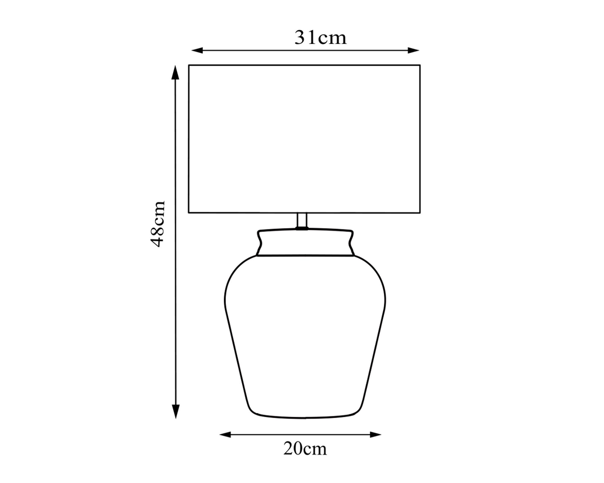 Lámpara mesa E27 1L Selina-3