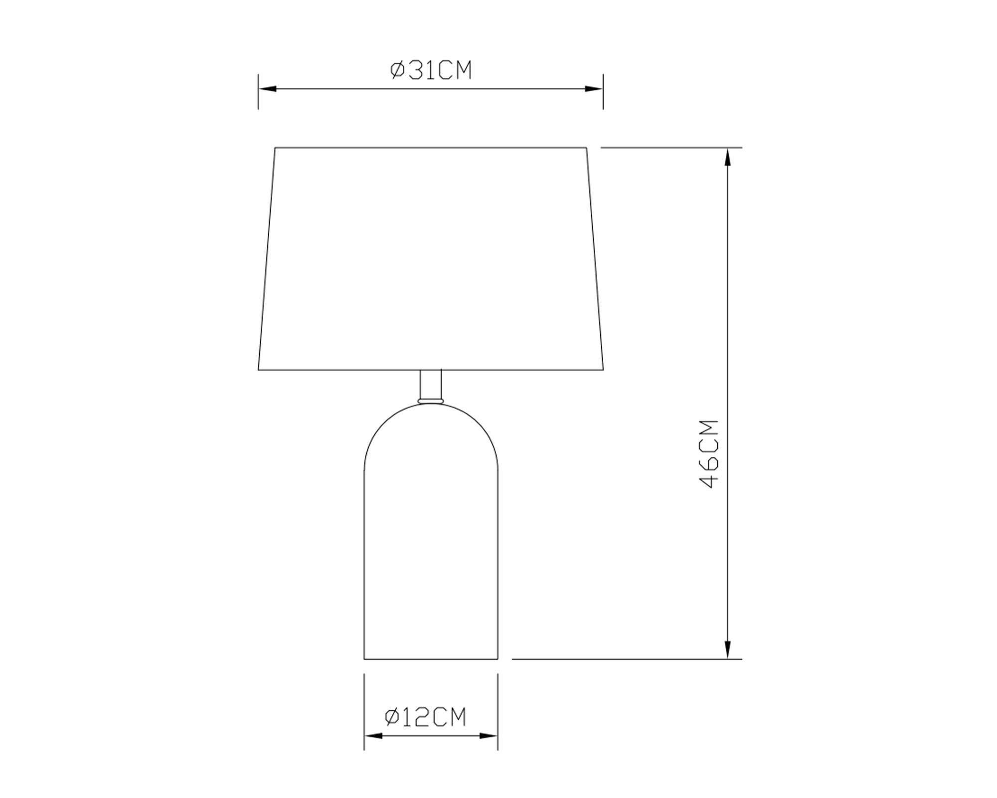 Lámpara mesa E27 1L Dinan-3