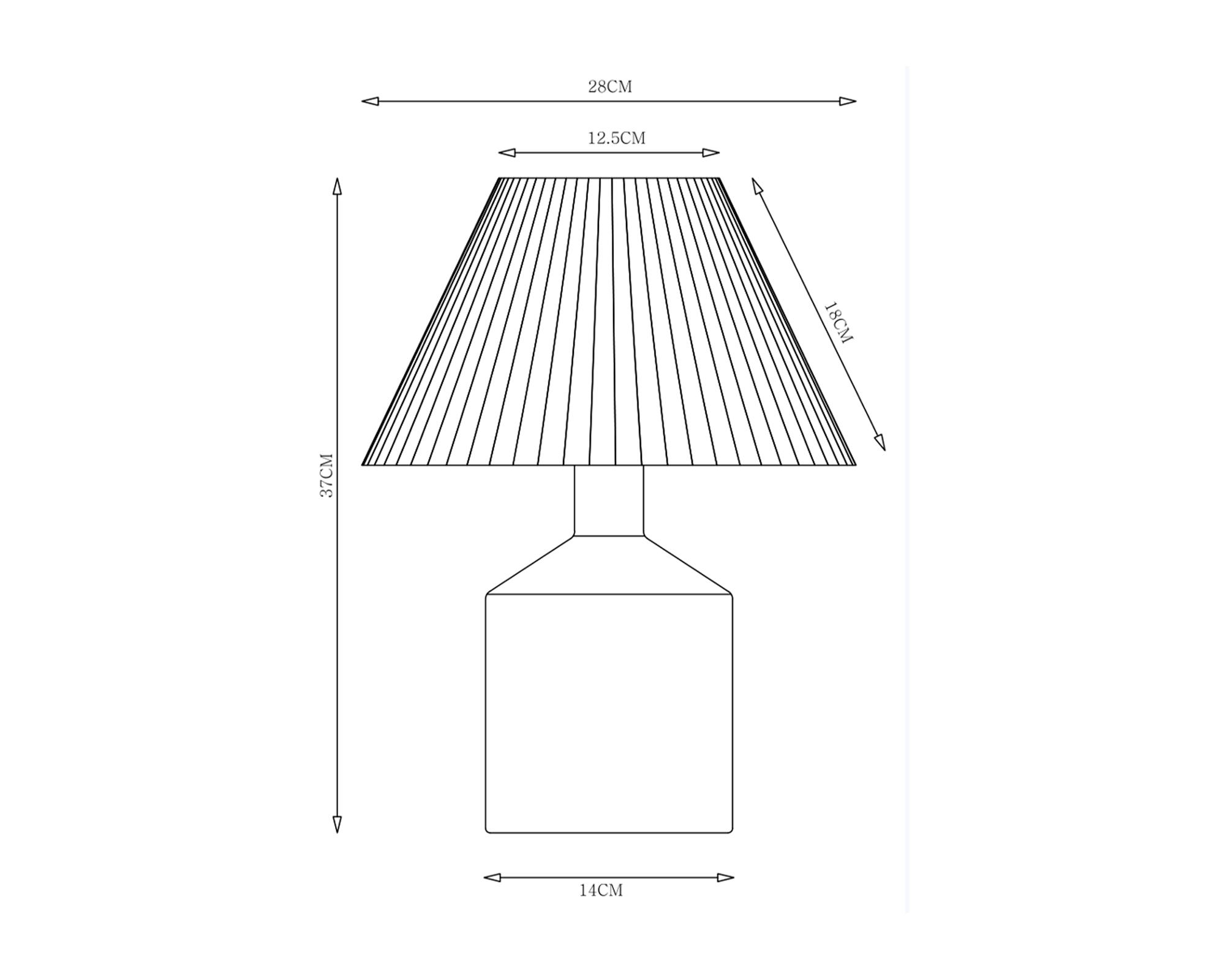 Lámpara mesa E27 1L Tarim-3