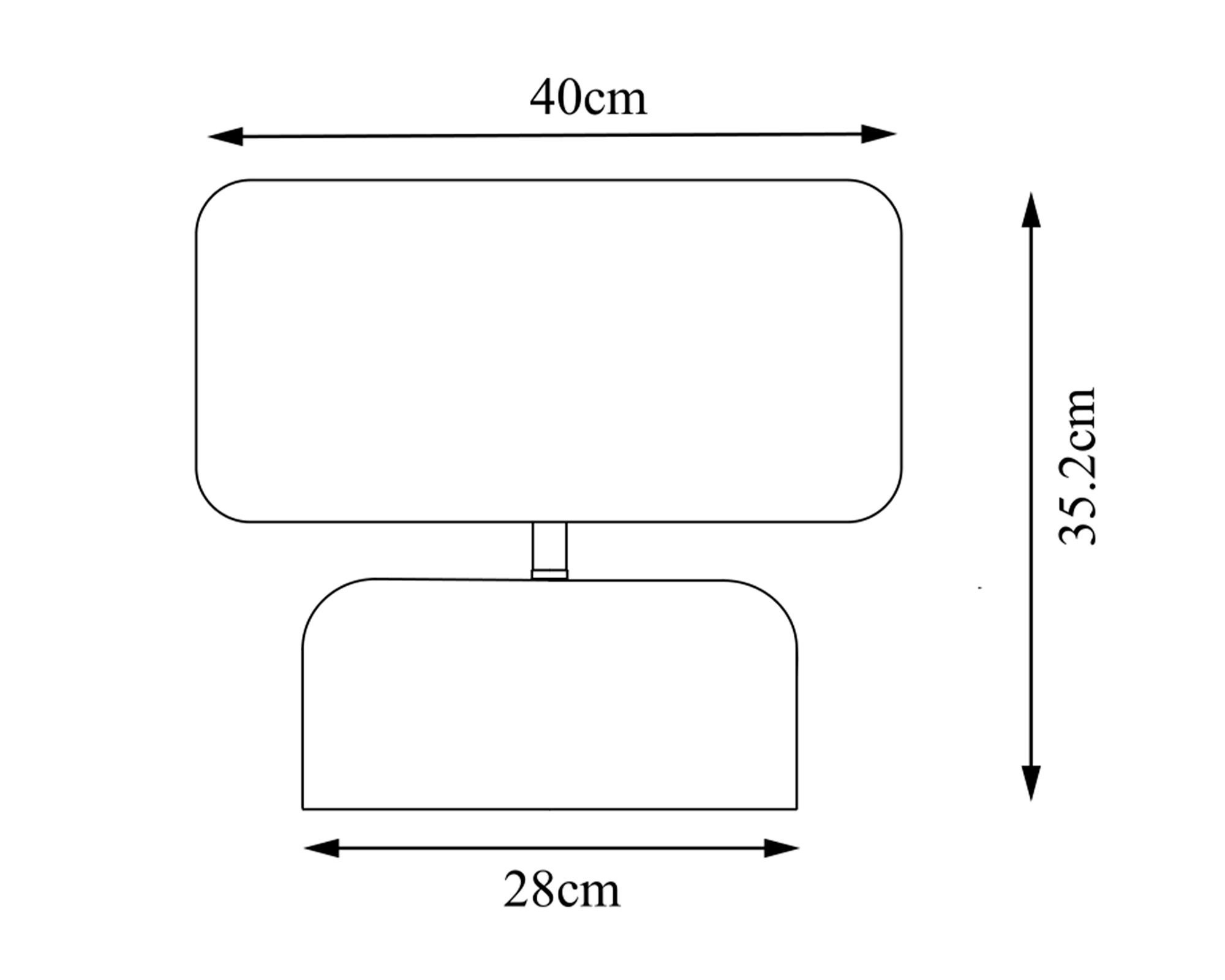 Lámpara mesa E27 1L Tanam-3