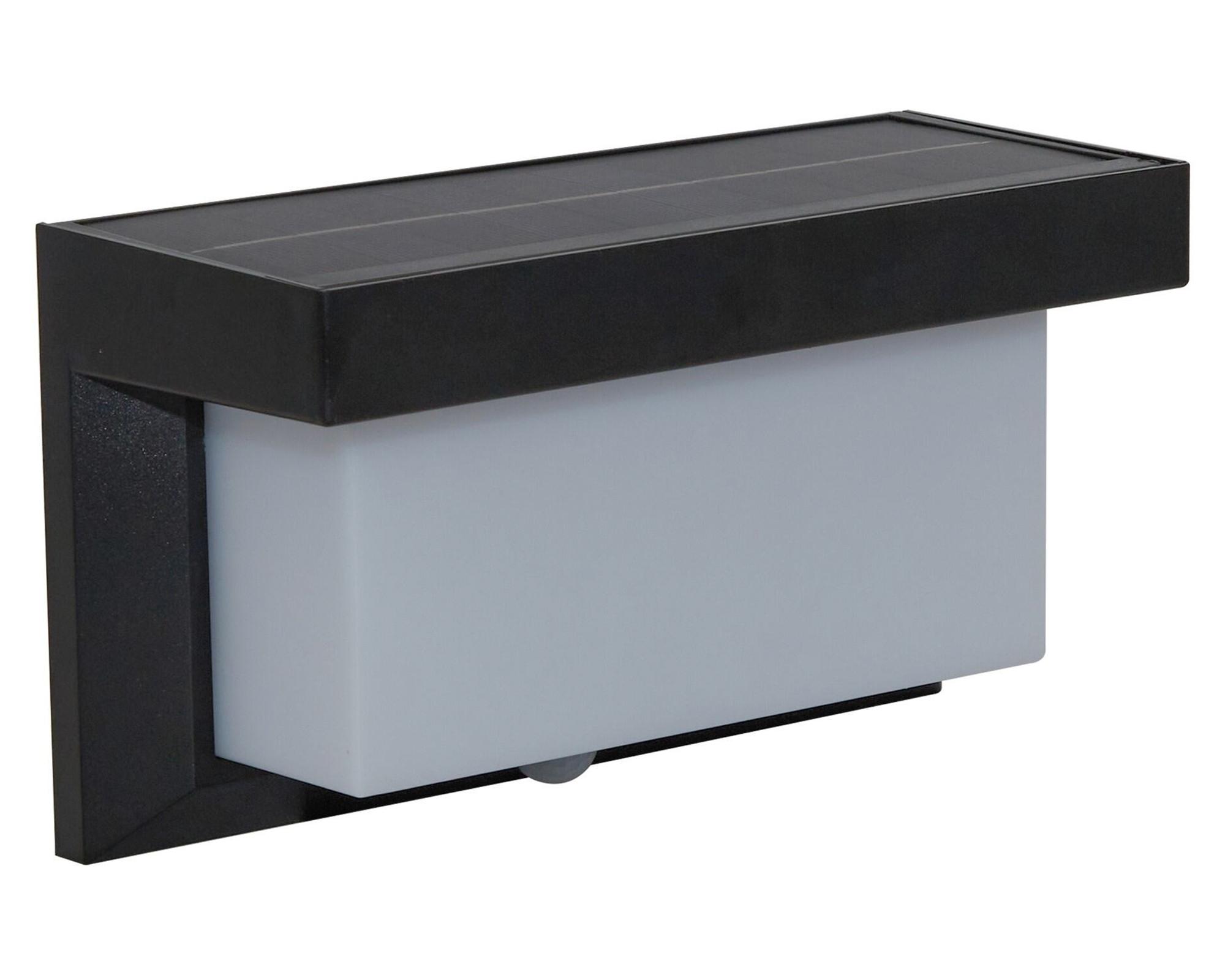 Aplique solar exterior luz fría rectangular-1