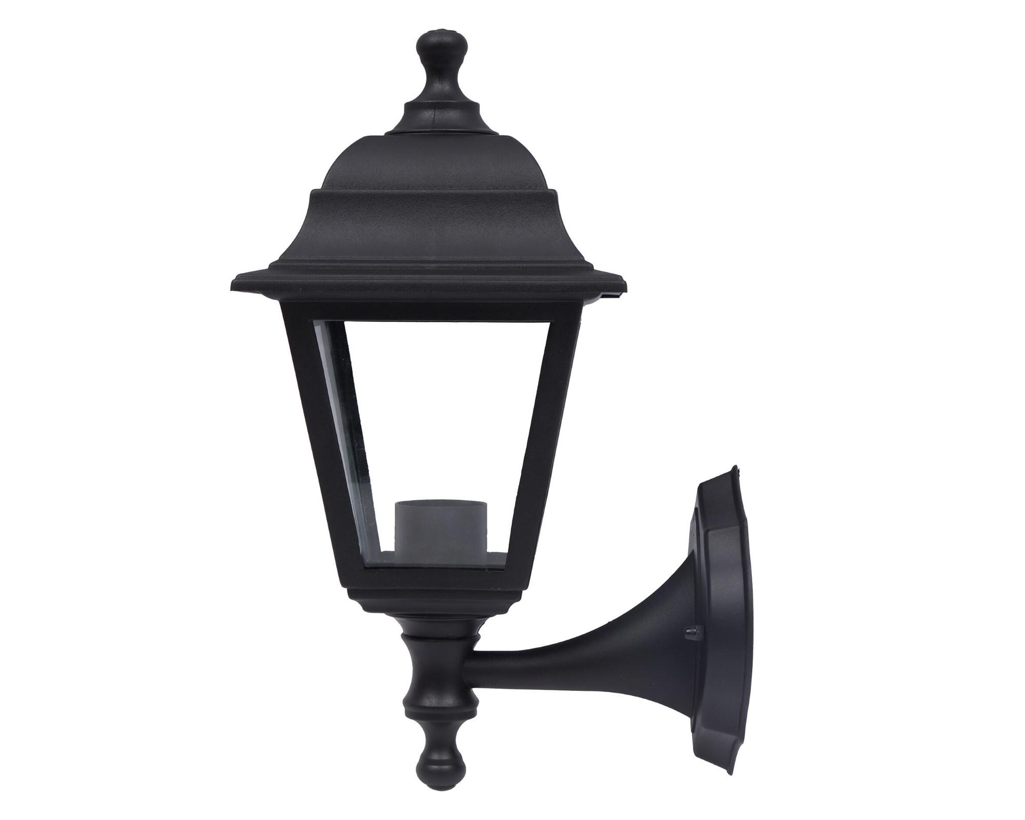 Farol 4 caras E27 negro 2 unidades-2