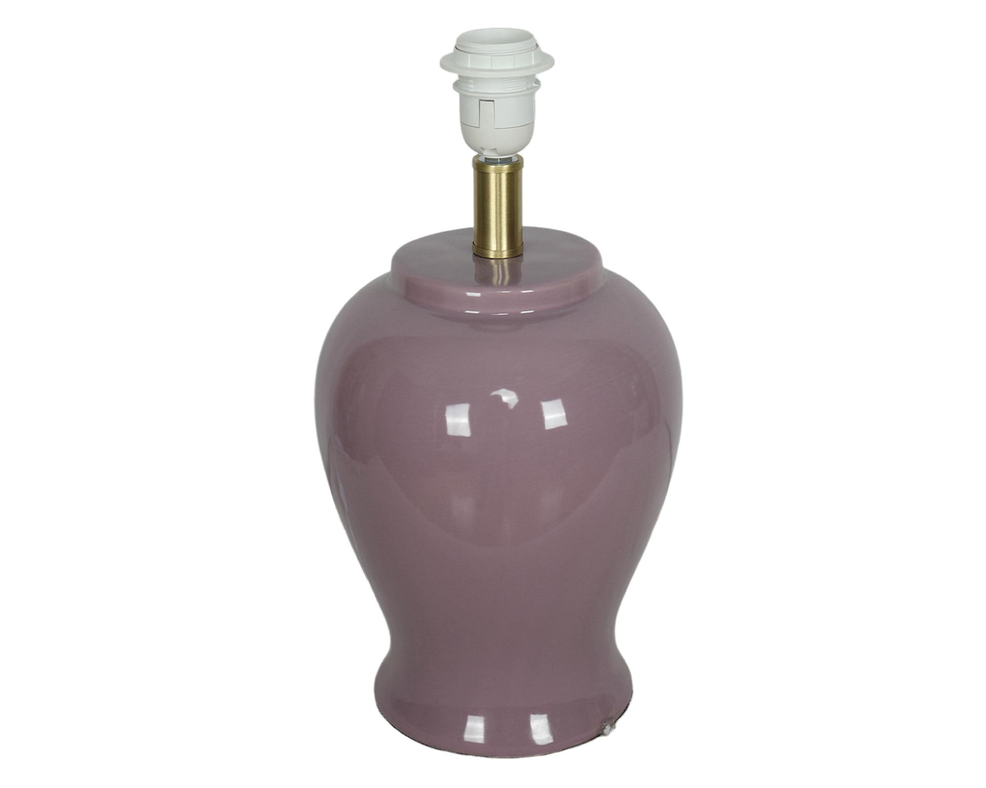 Lámpara base mesa E27 1L morado-1