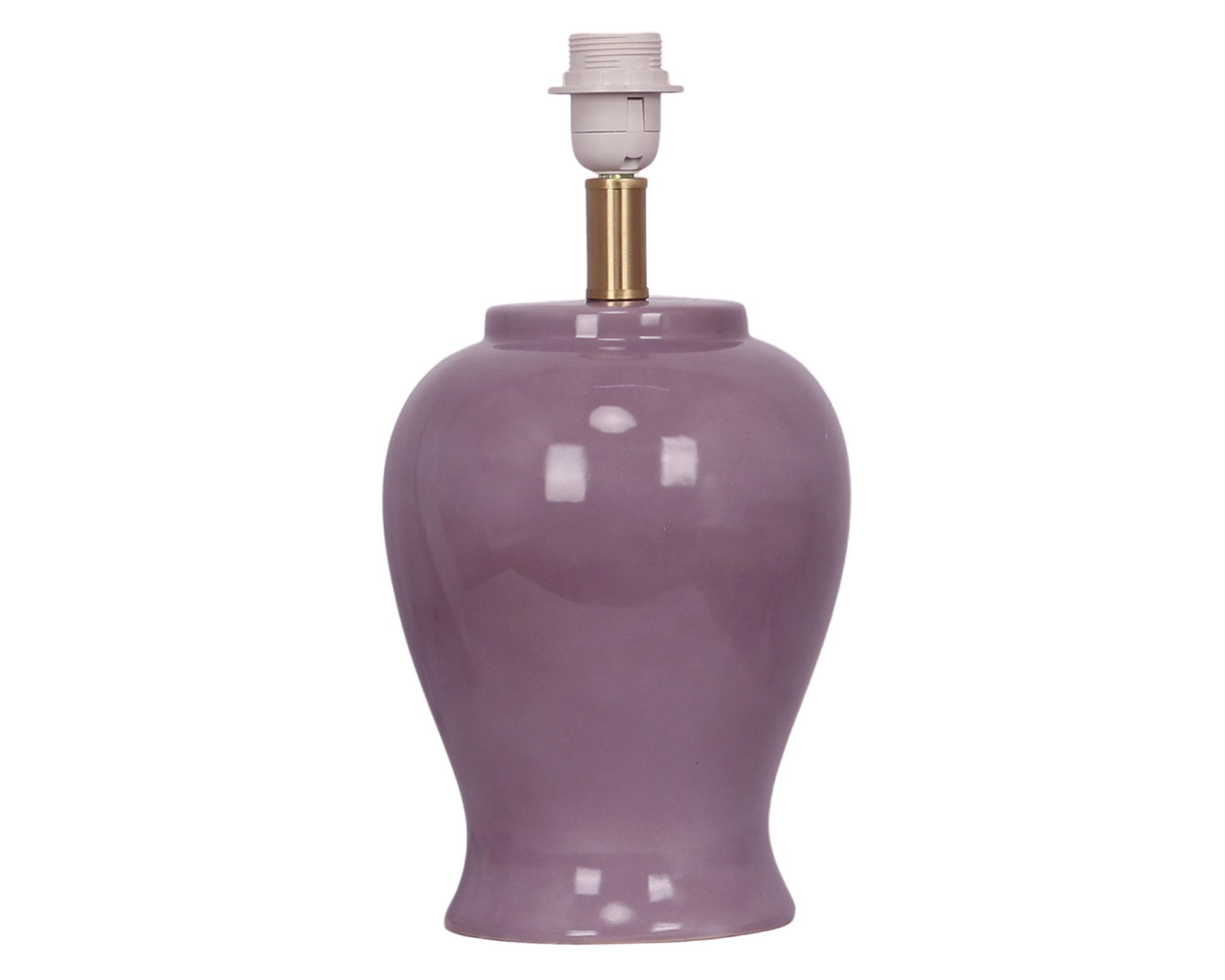 Lámpara base mesa E27 1L morado-0