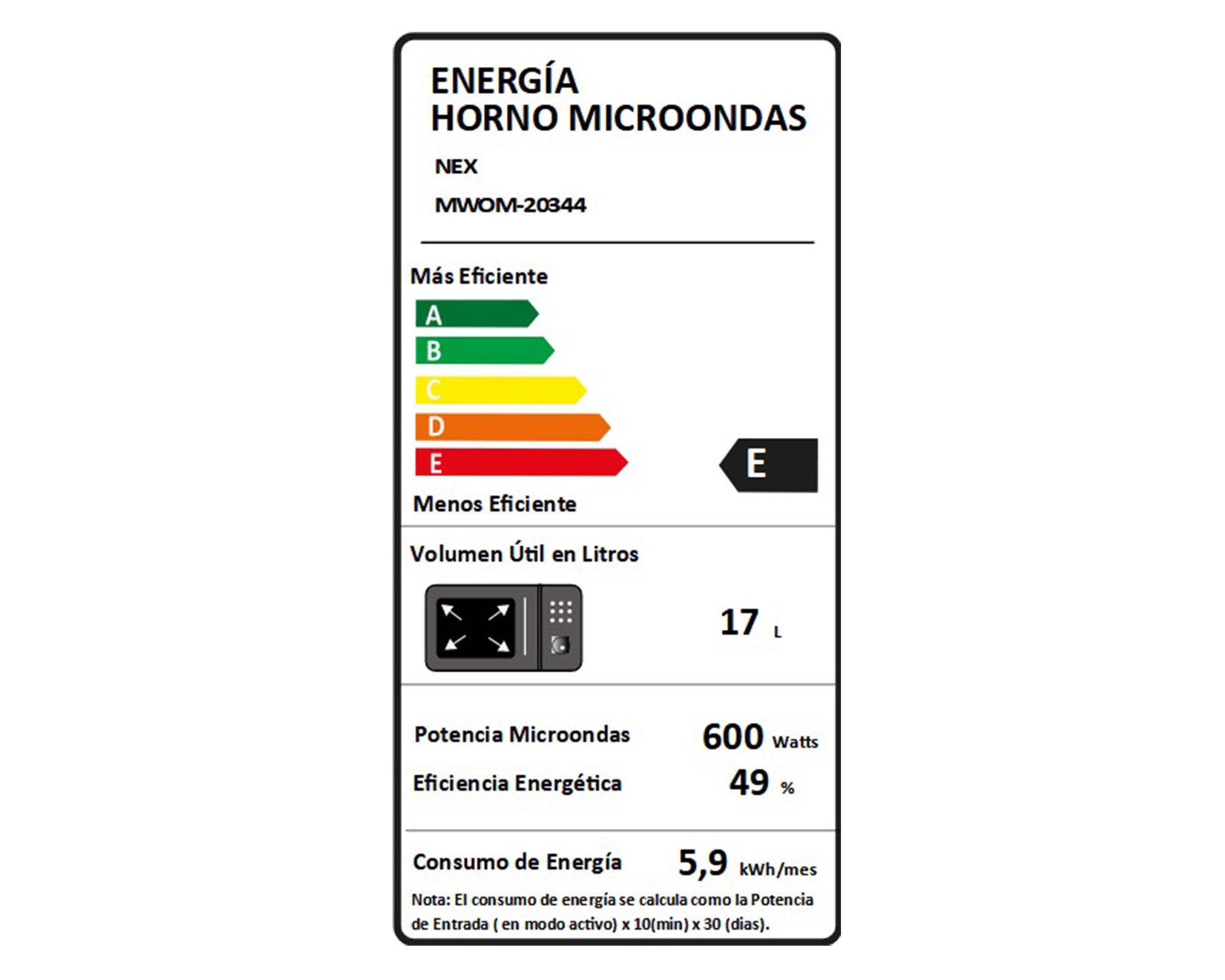 Microondas MWOM-20344 blanco 20 lt-4