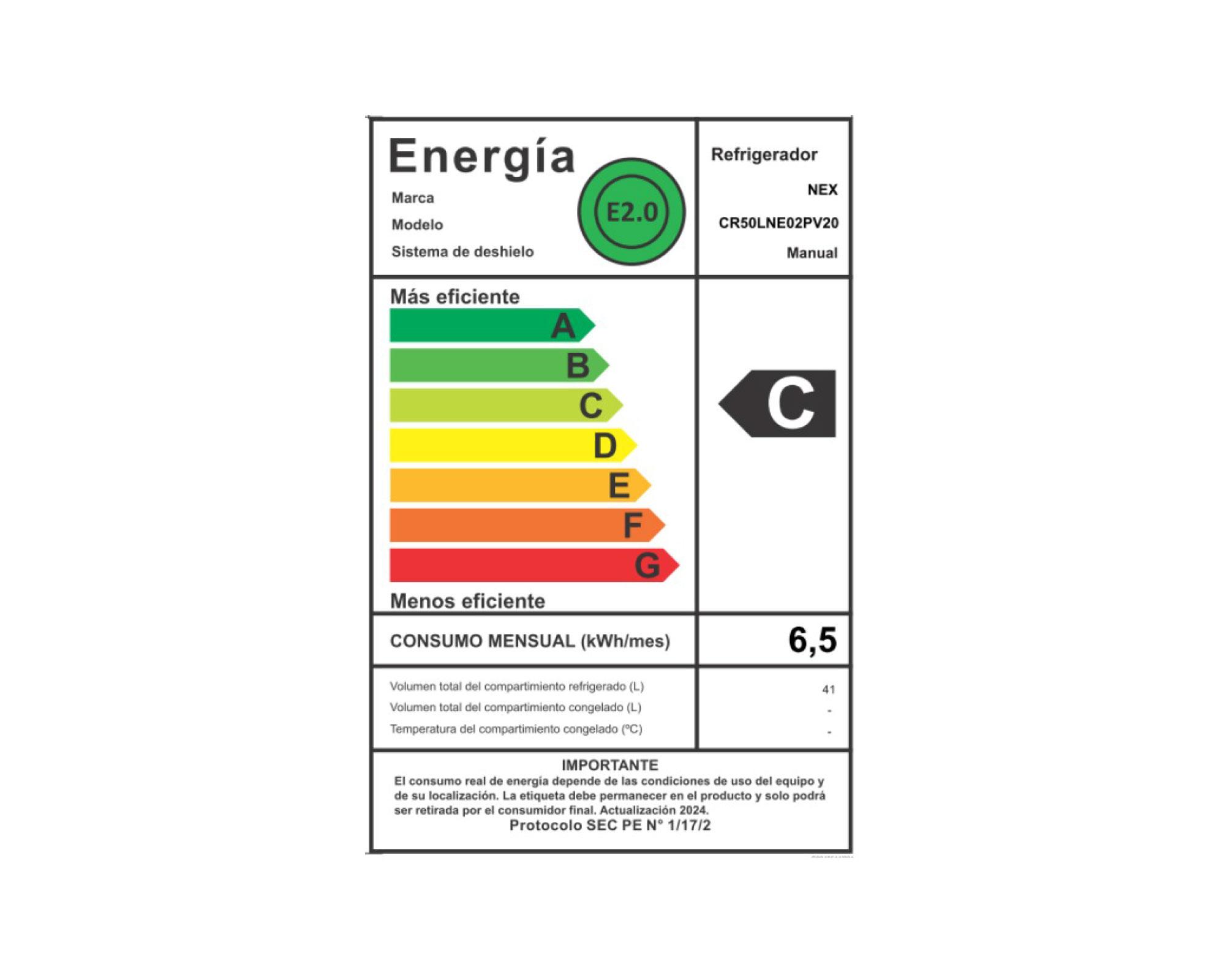 Frigobar CR50LNE02PV20 silver 50L-6