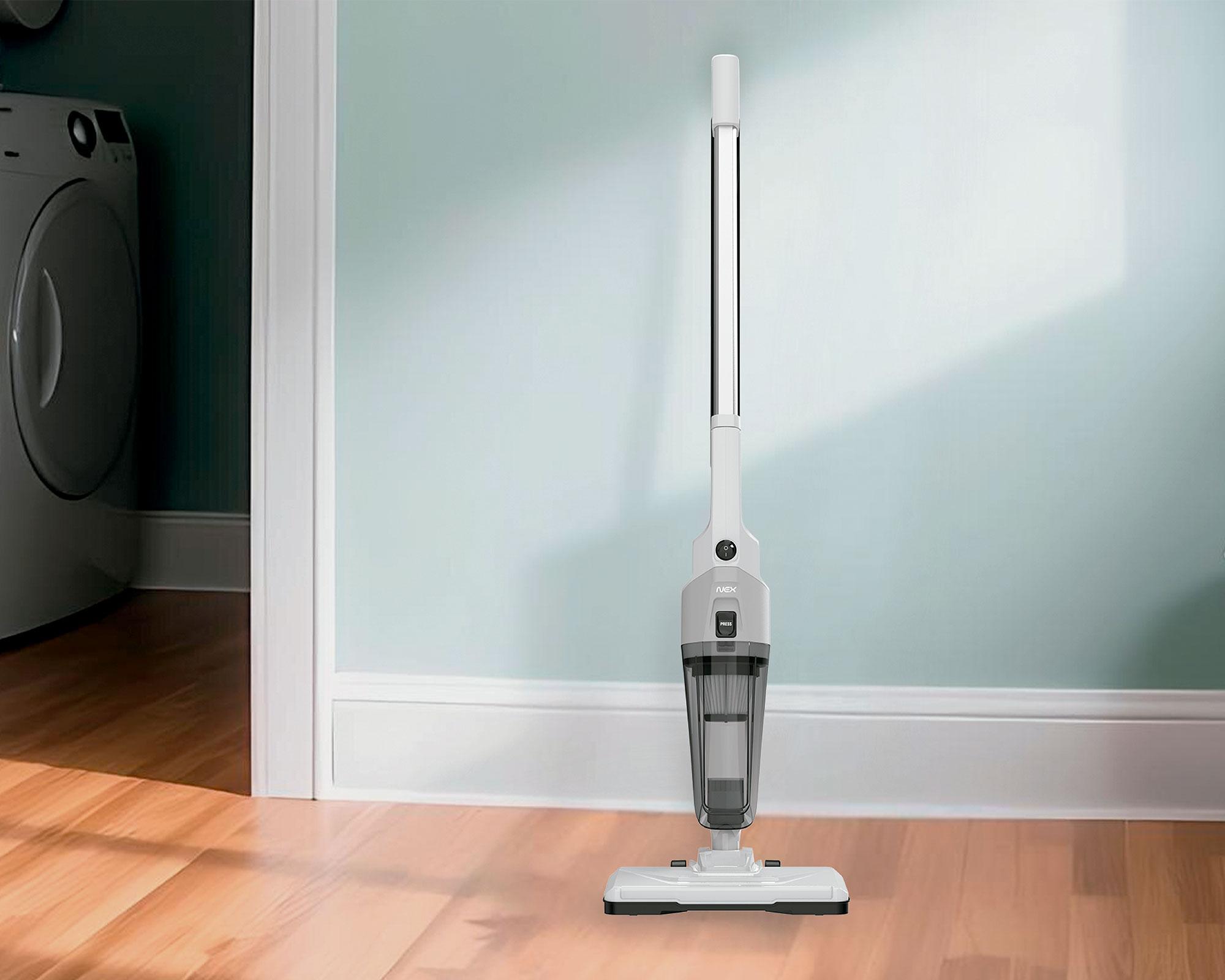 Aspiradora vertical 2 en 1 ASPVPROM blanco/gris 600W-5