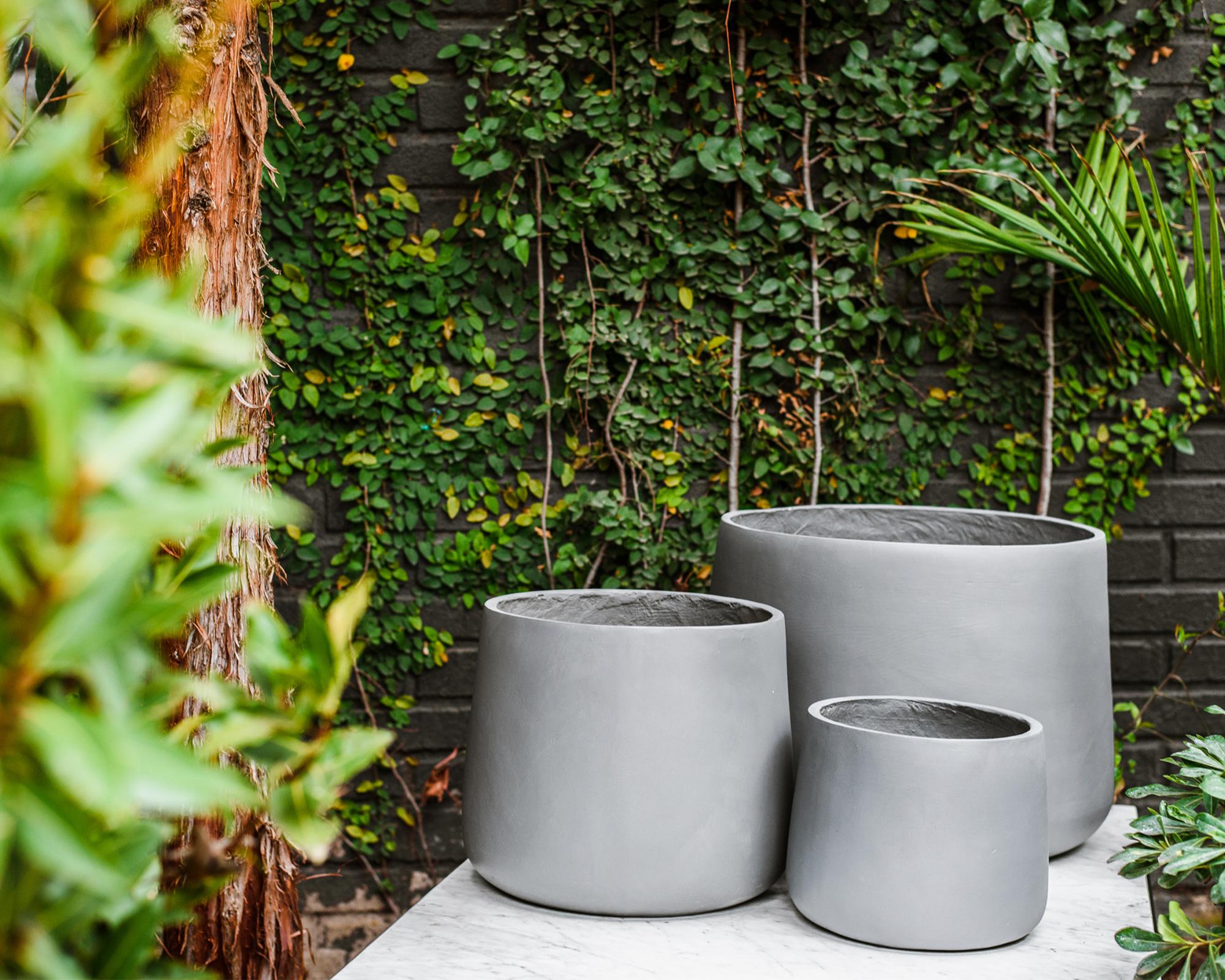 Macetero Marruecos gris 24x26 cm-2