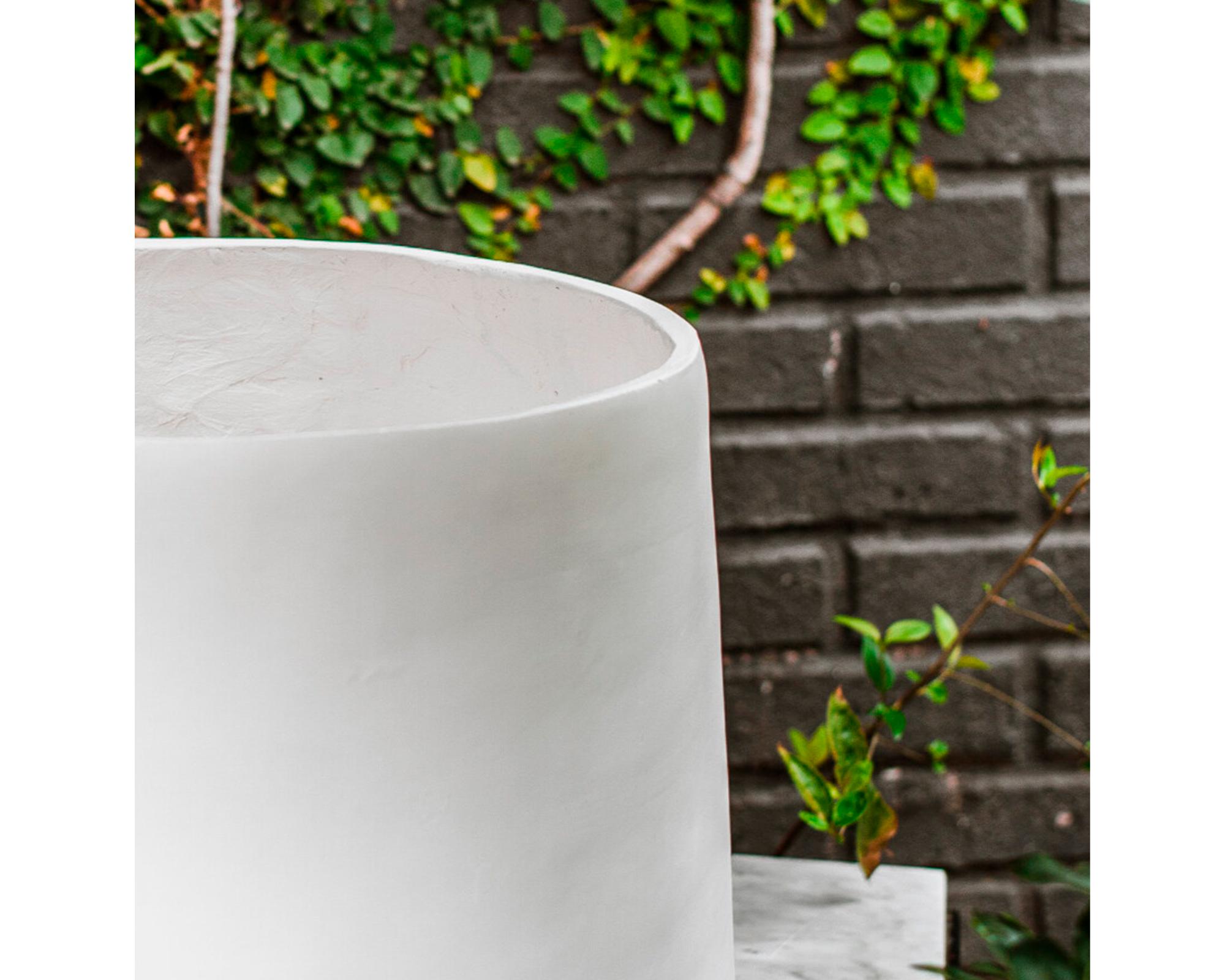 Macetero Marruecos blanco 33x35 cm-1